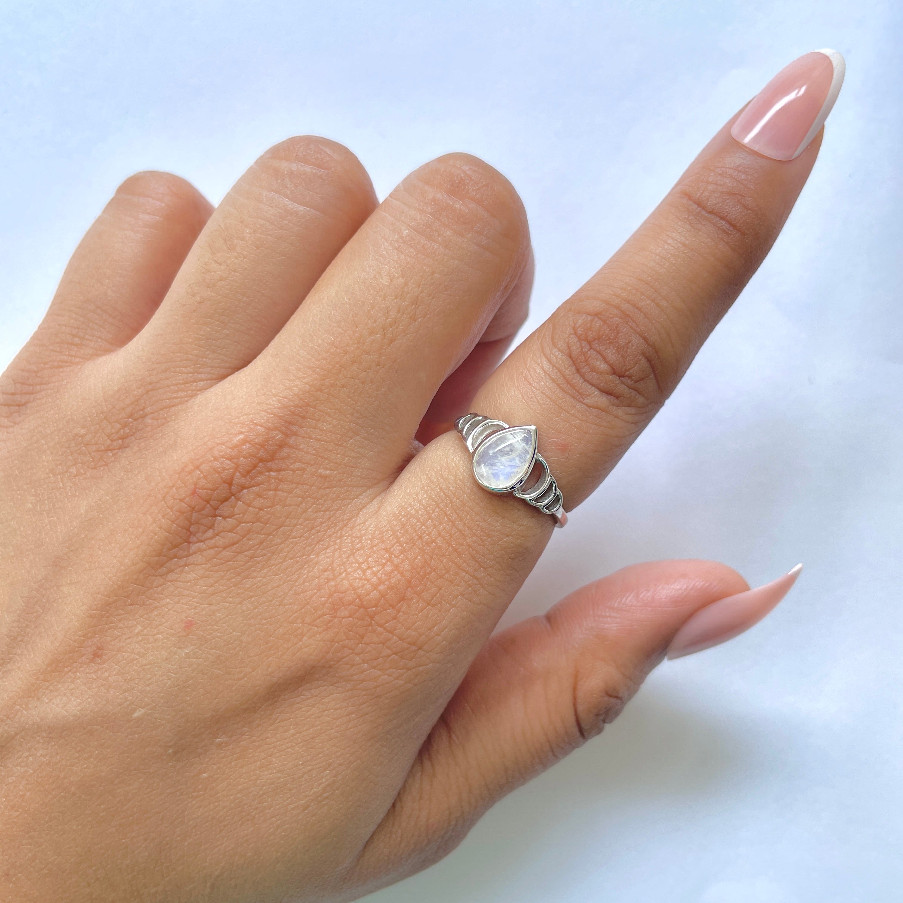 Moonstone Ring-(RBM-RDR-1605.)