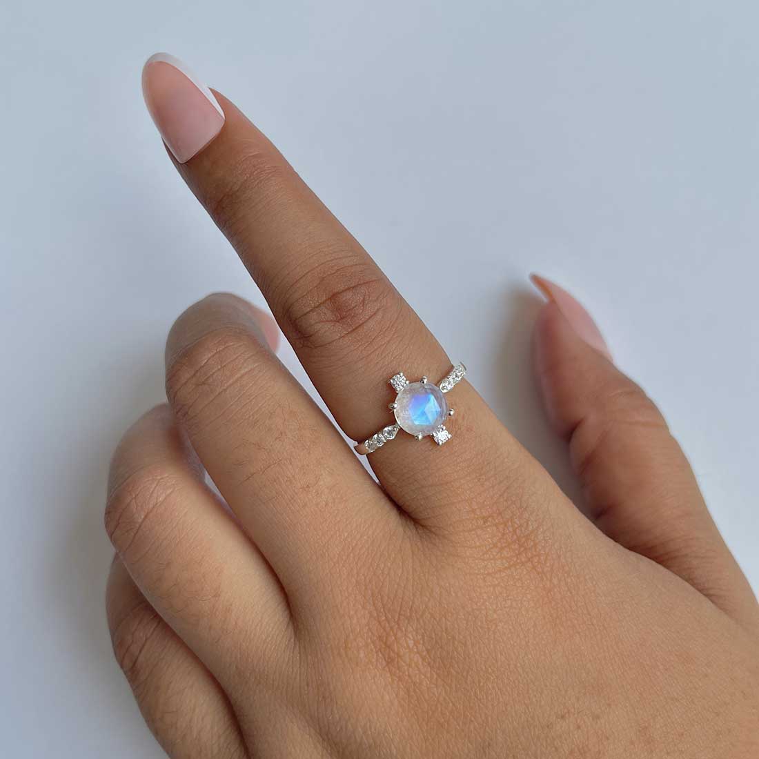 Moonstone Ring-(RBM-RDR-1621.)