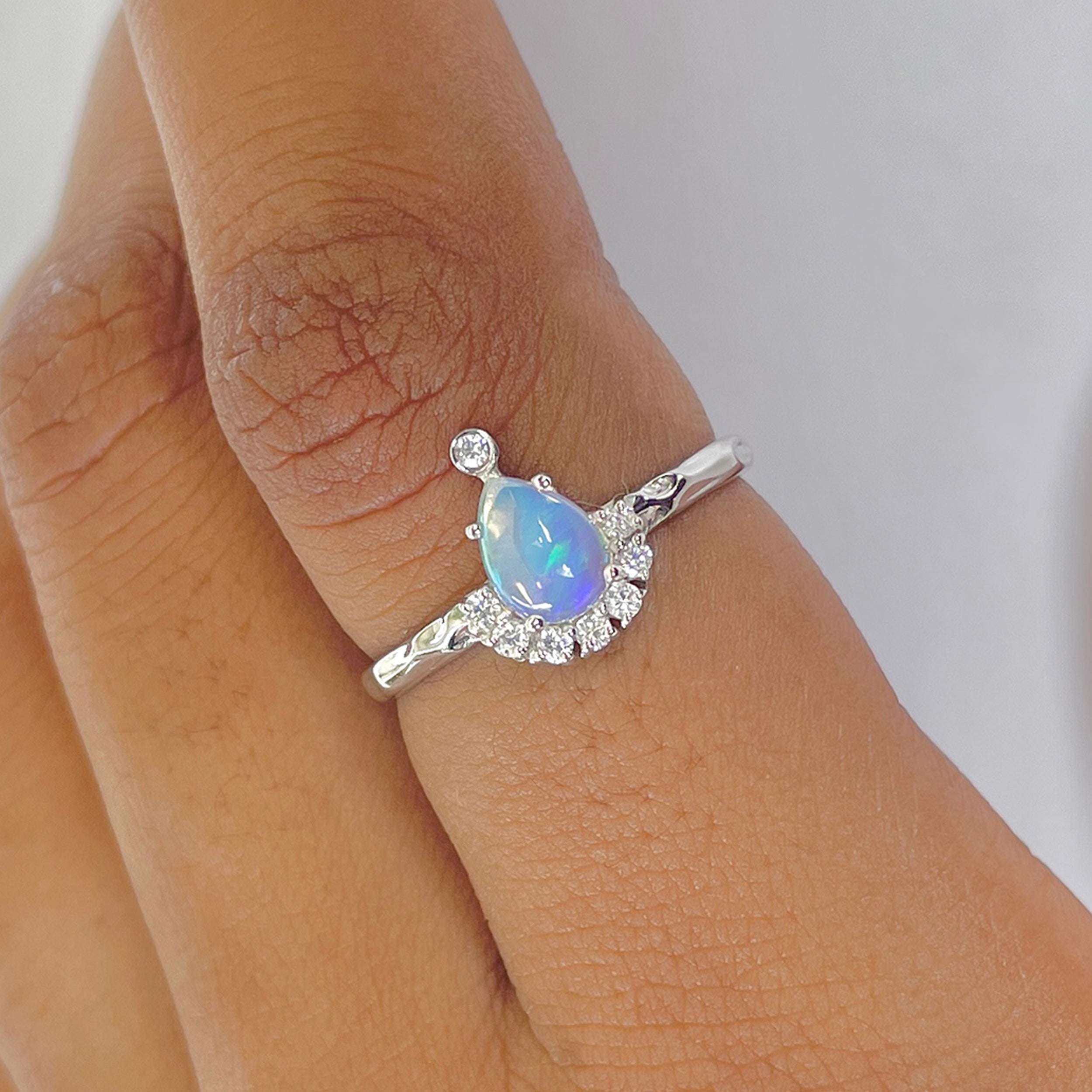 Moonstone Rose Ring-(RBM-RDR-1622.)