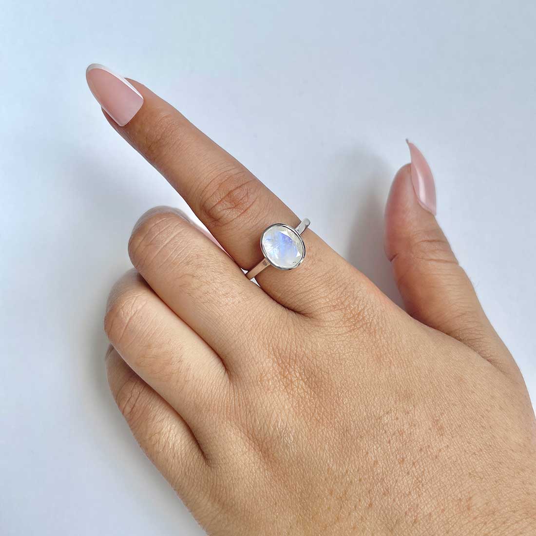 Moonstone Ring-(RBM-RDR-1623.)