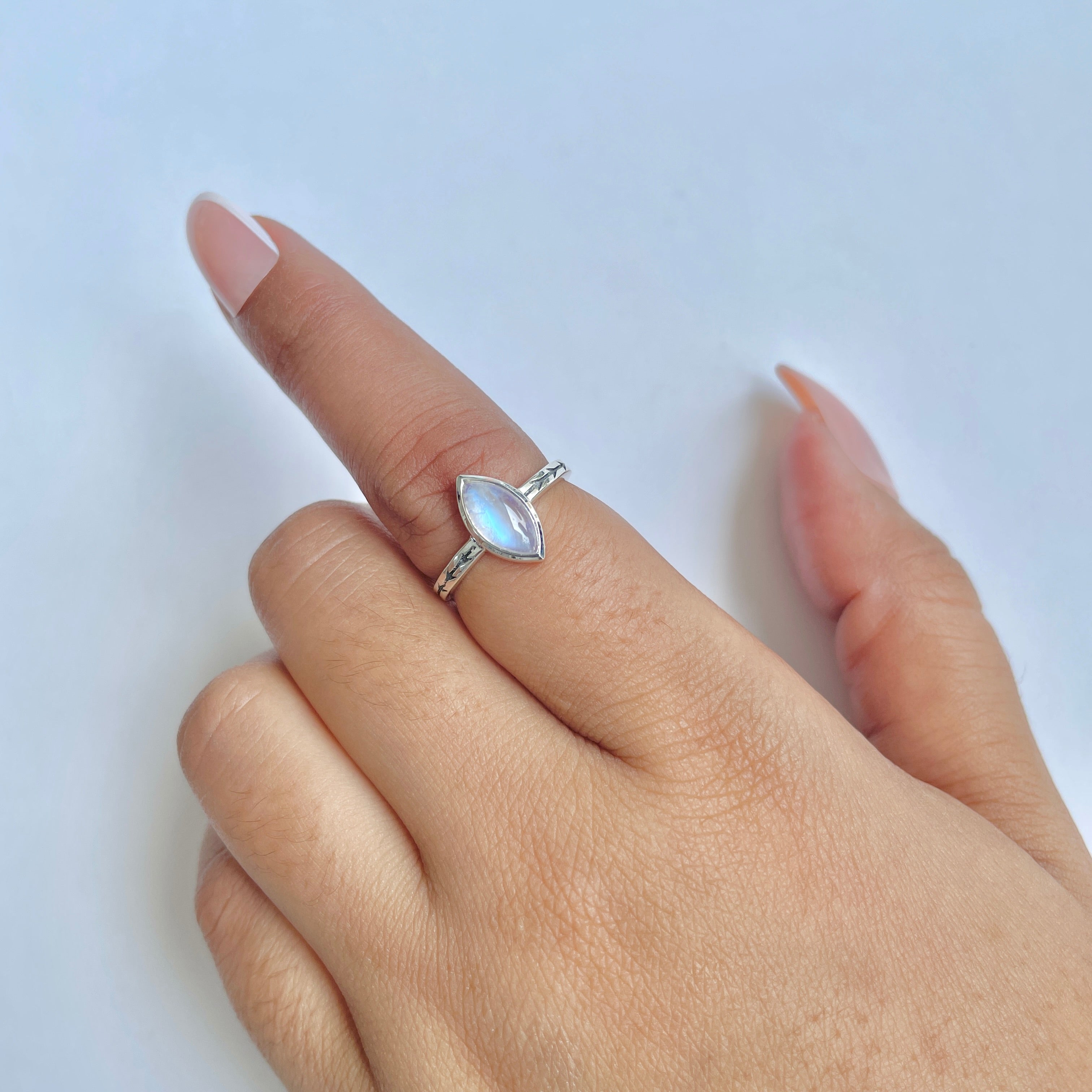 Moonstone Ring-(RBM-RDR-1636.)