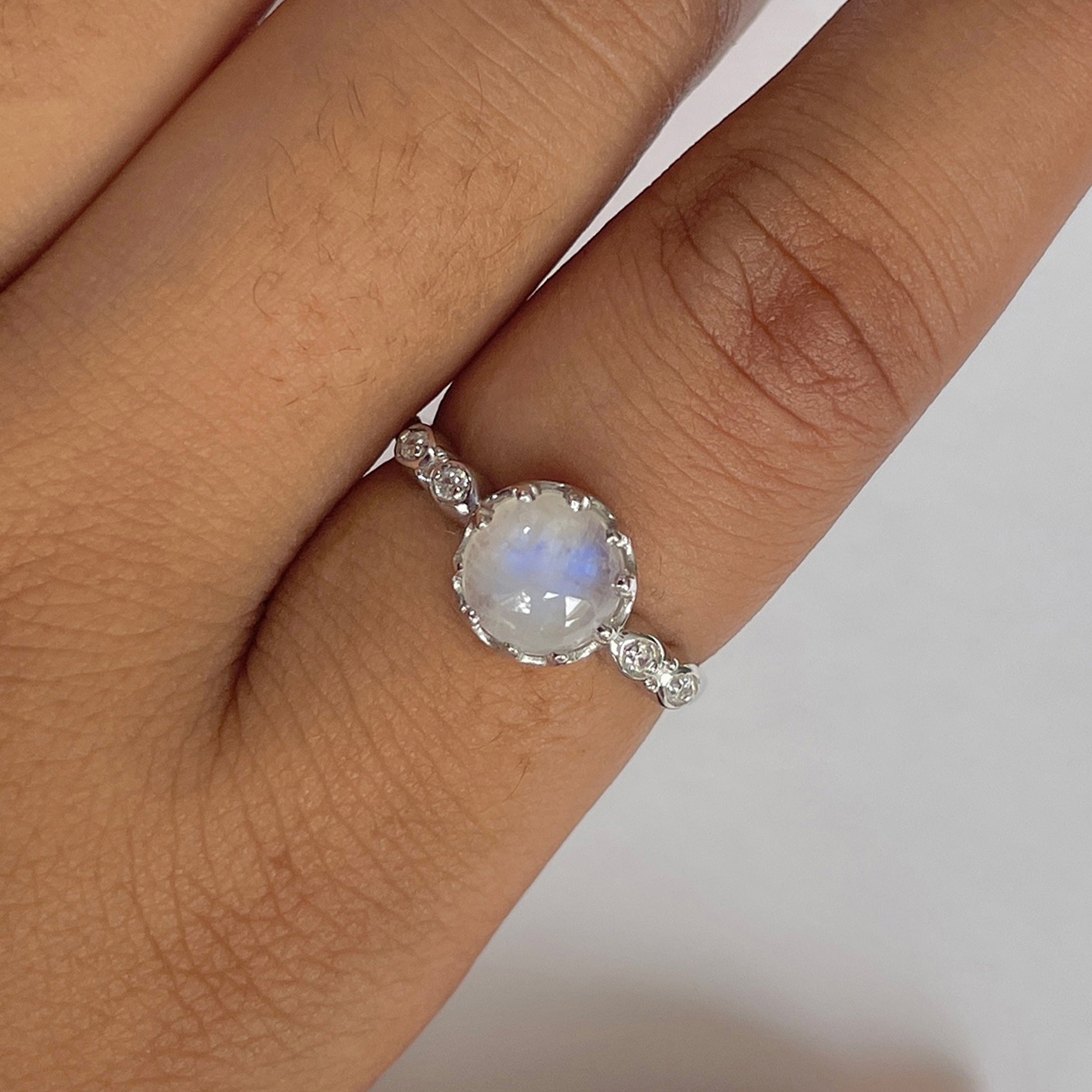 Moonstone Ring-(RBM-RDR-2197.)