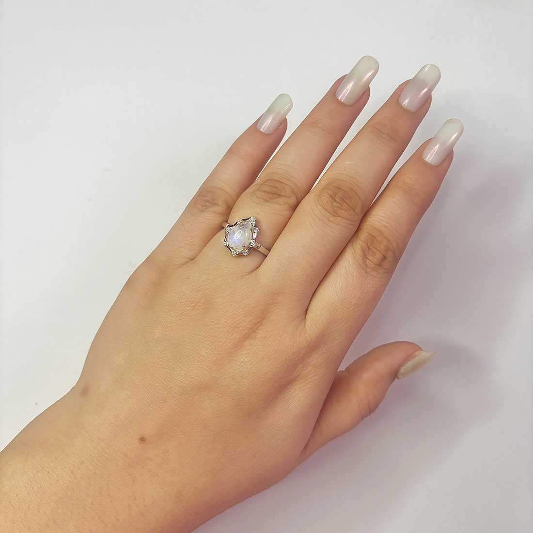 Moonstone Ring-(RBM-RDR-2220.)