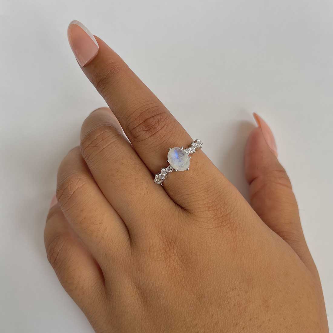 Moonstone Ring-(RBM-RDR-2241.)