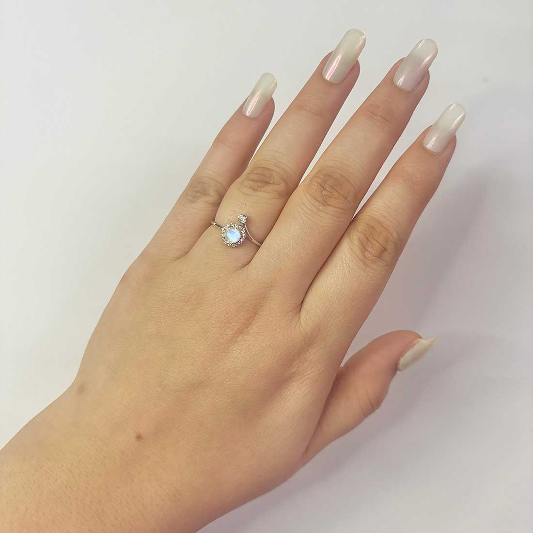 Moonstone Ring-(RBM-RDR-2261.)