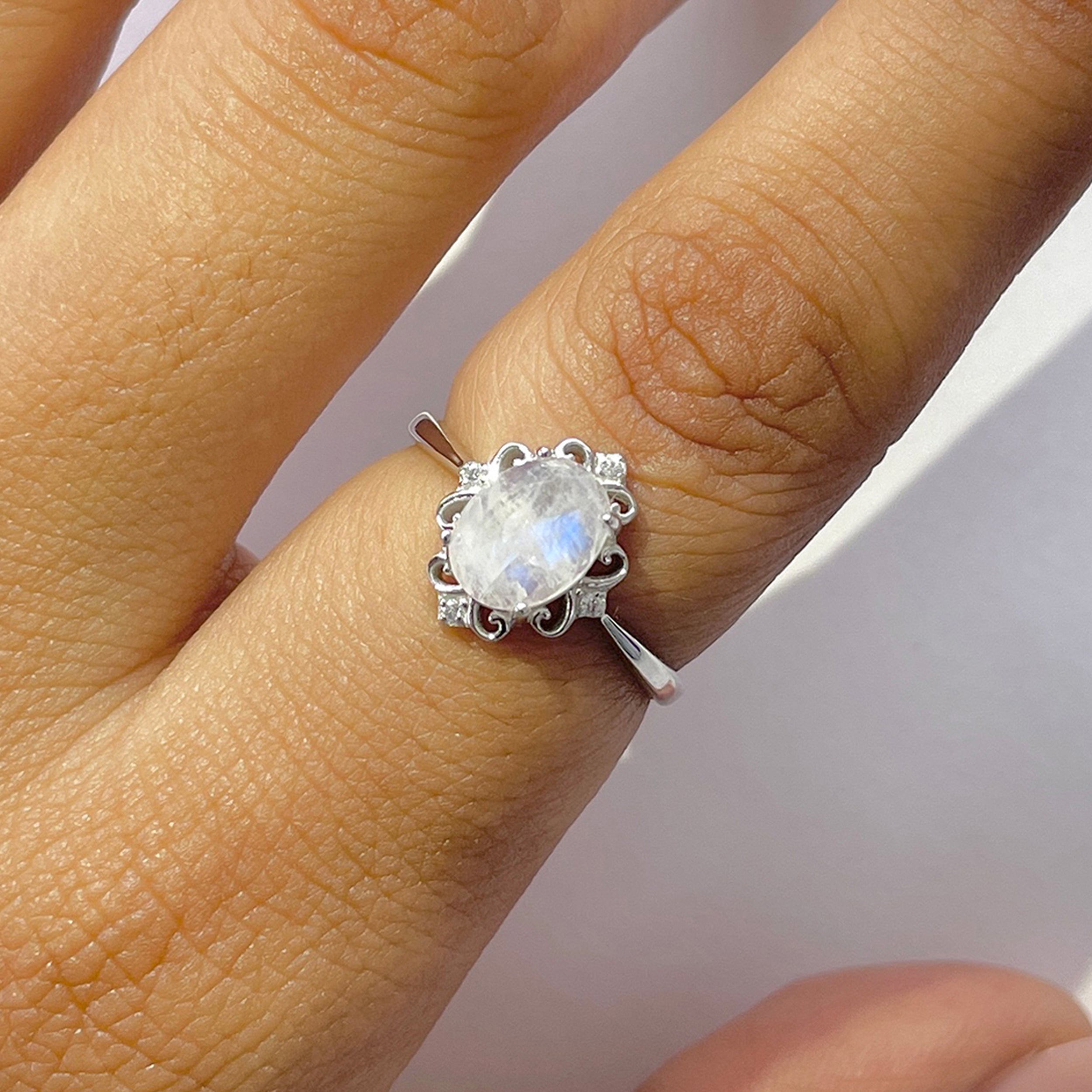 Moonstone Ring-(RBM-RDR-2280.)