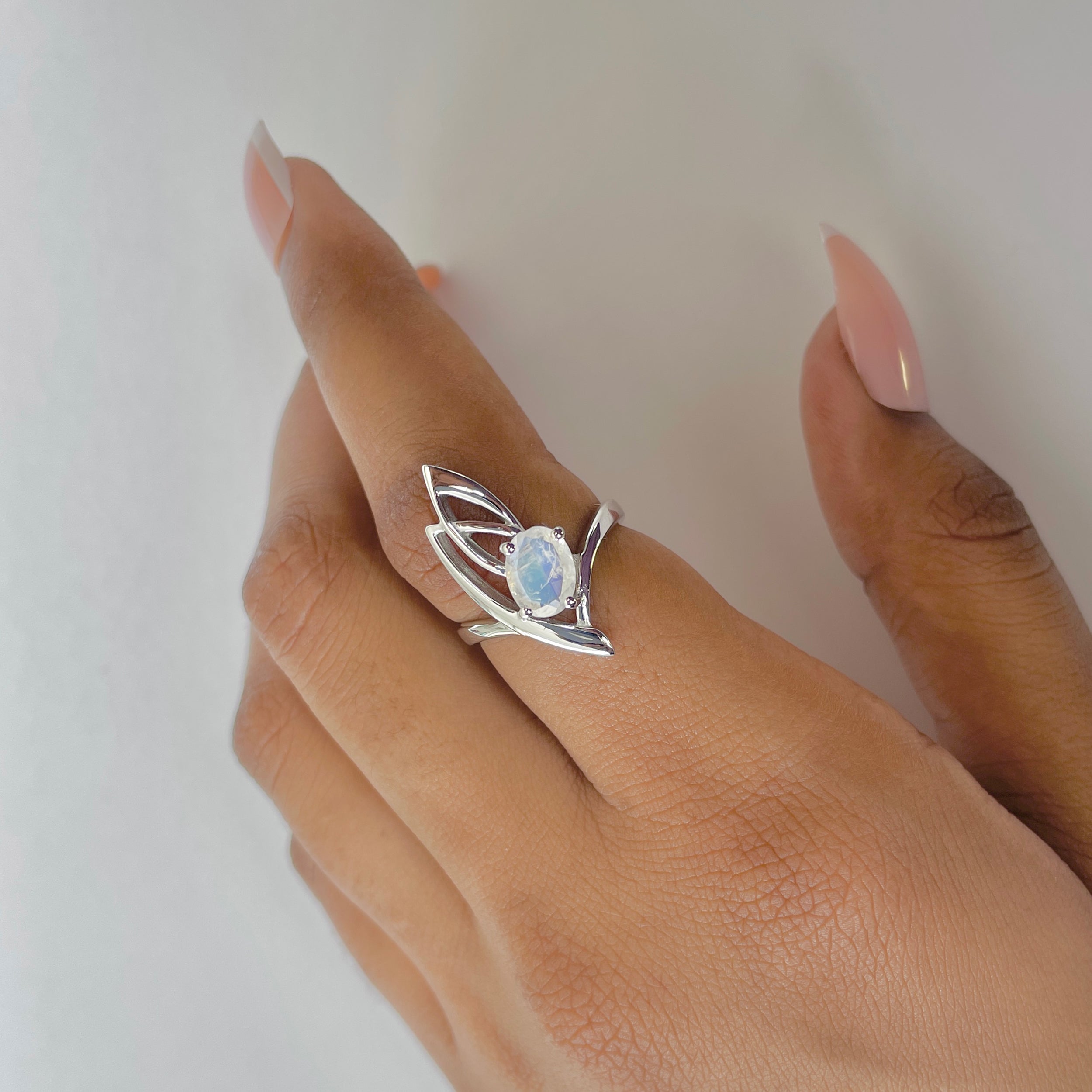 Moonstone Ring-(RBM-RDR-33.)