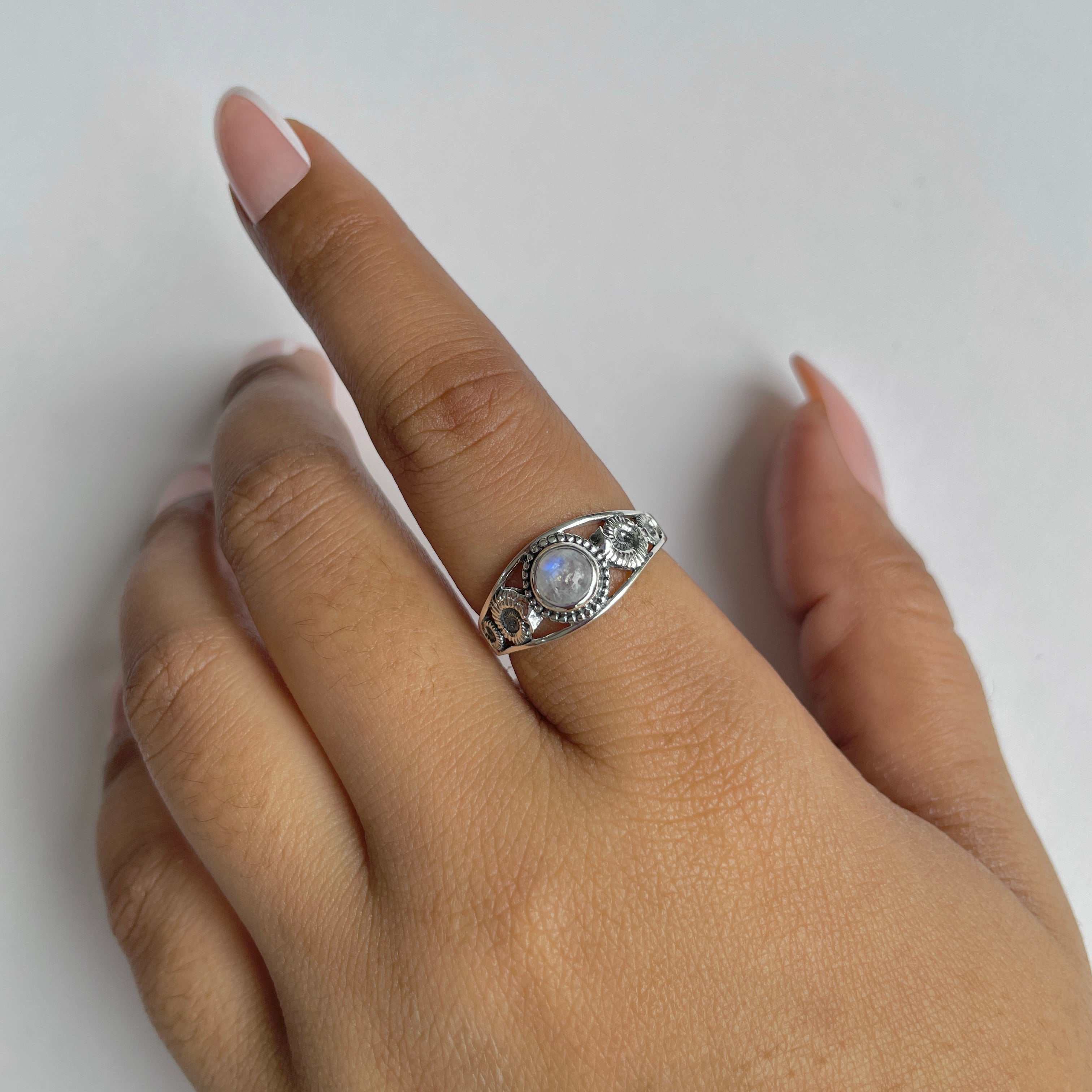 Moonstone Ring-(RBM-RDR-68.)