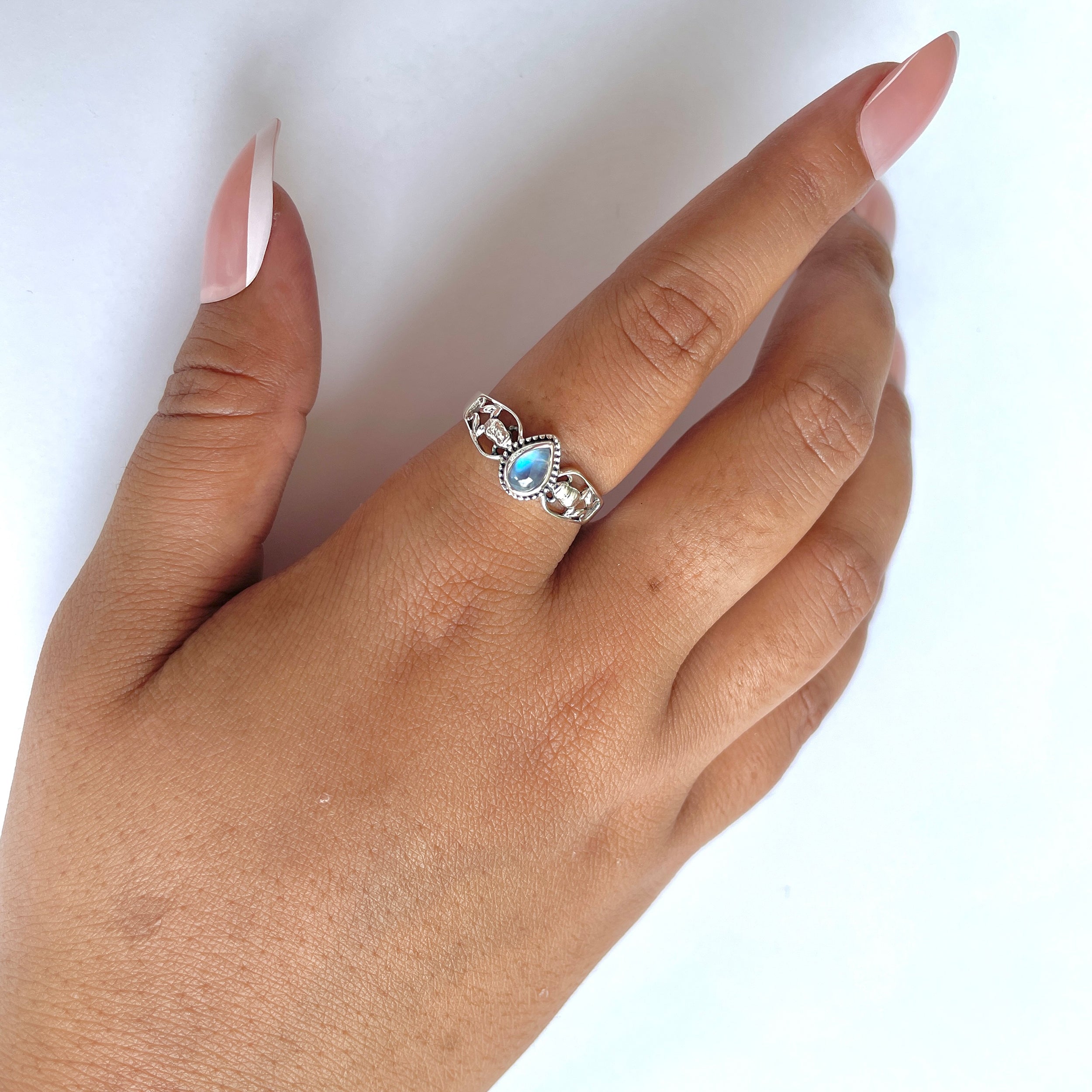 Moonstone Ring-(RBM-RDR-72.)