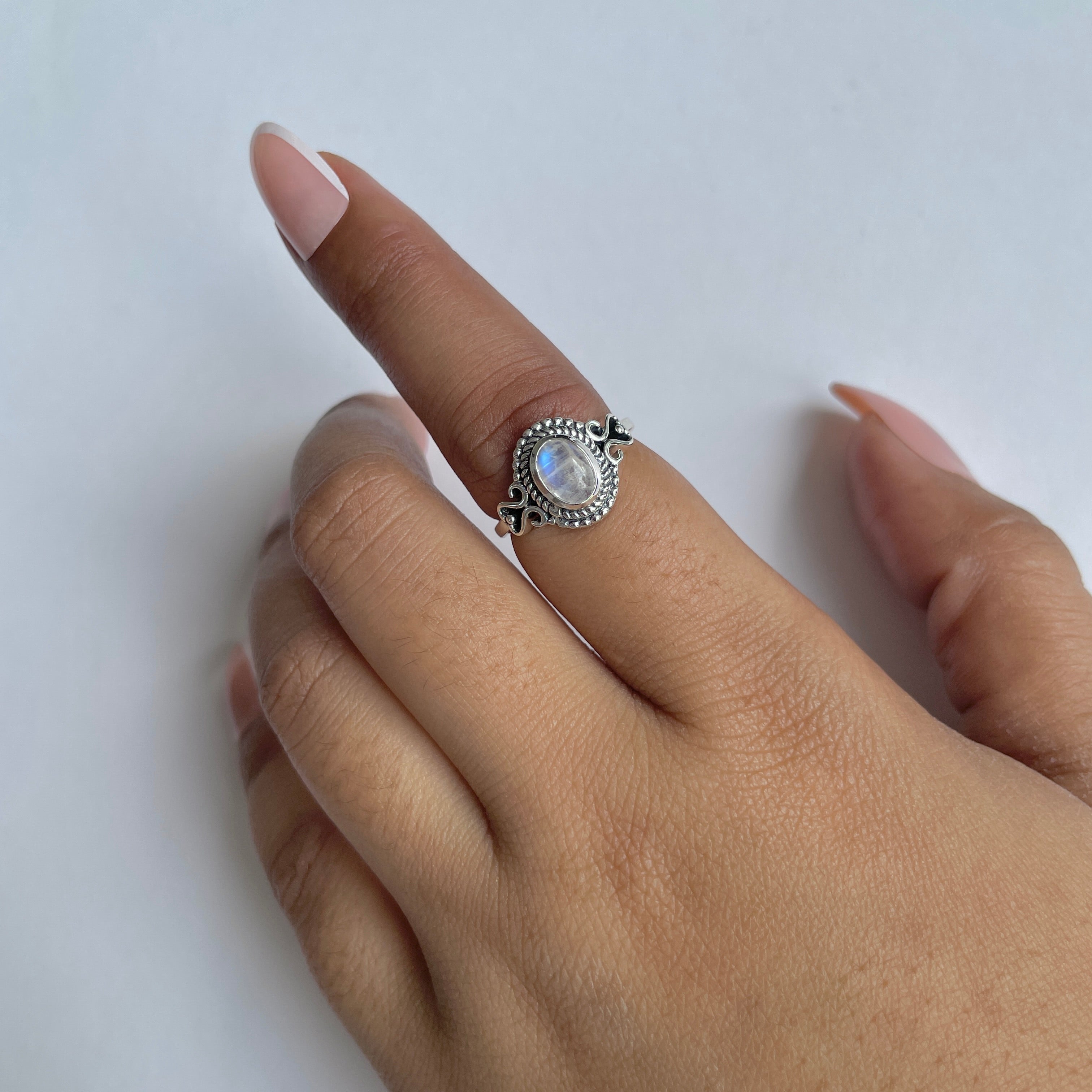 Moonstone Ring-(RBM-RDR-762.)