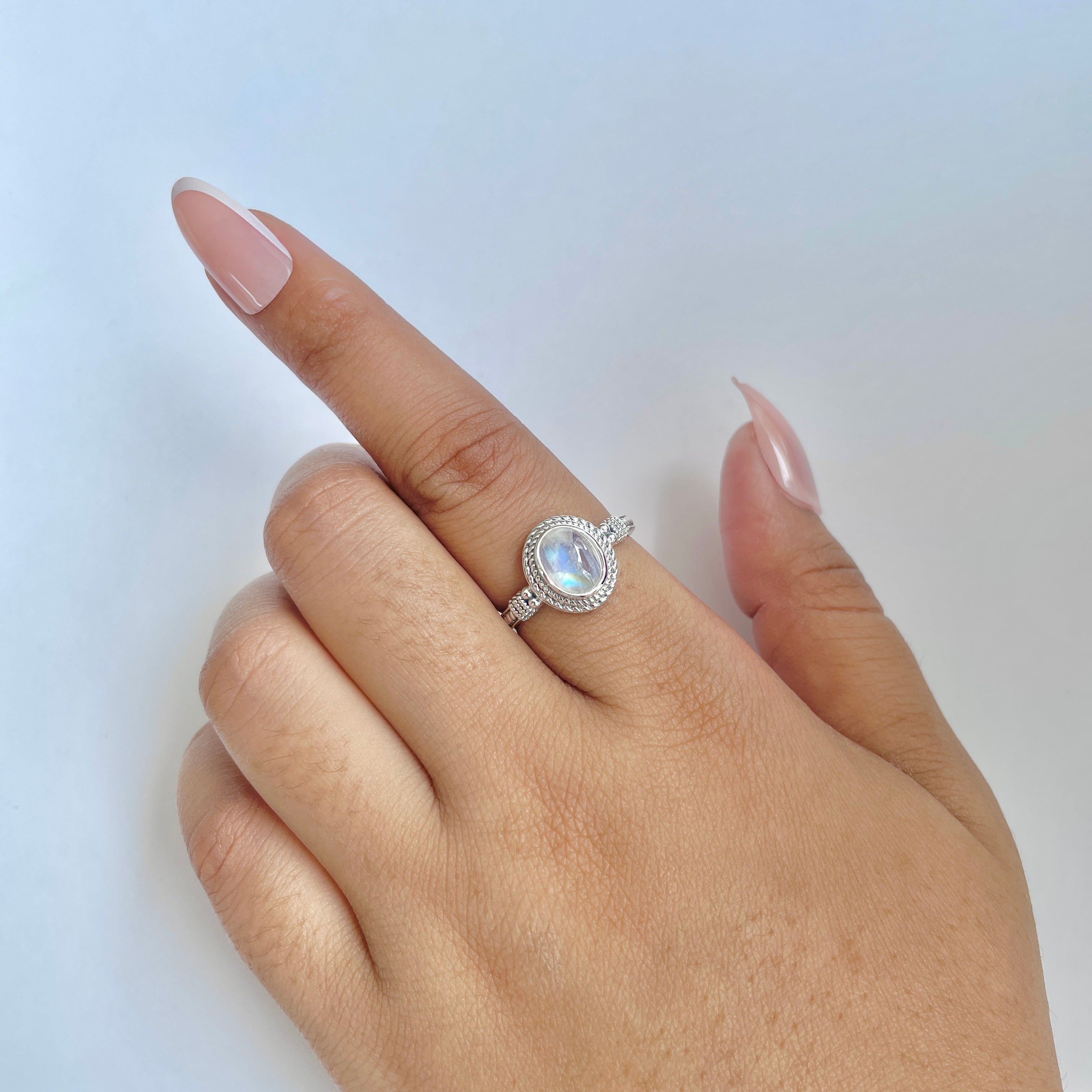 Moonstone Ring-(RBM-RDR-814.)