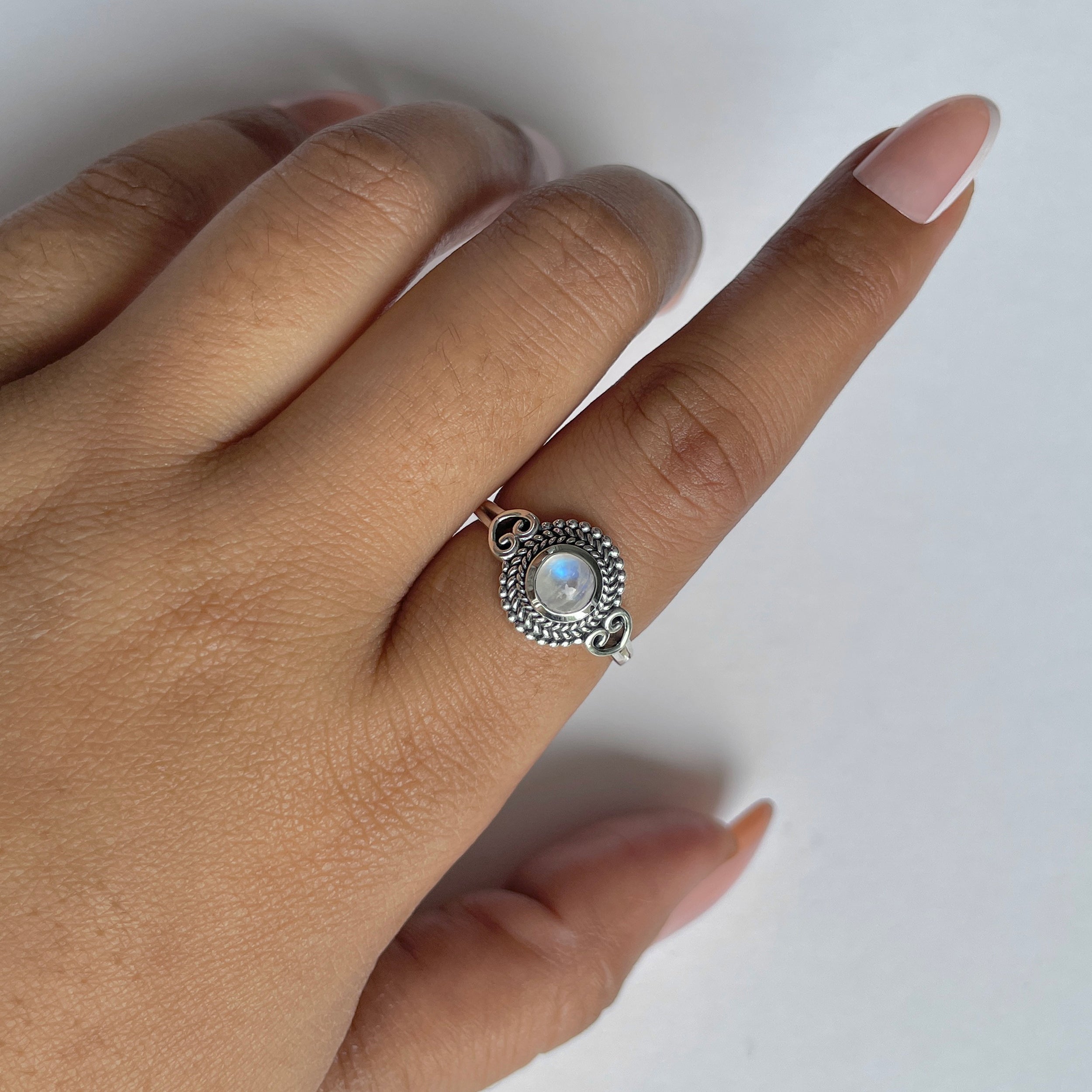 Moonstone Ring-(RBM-RDR-825.)