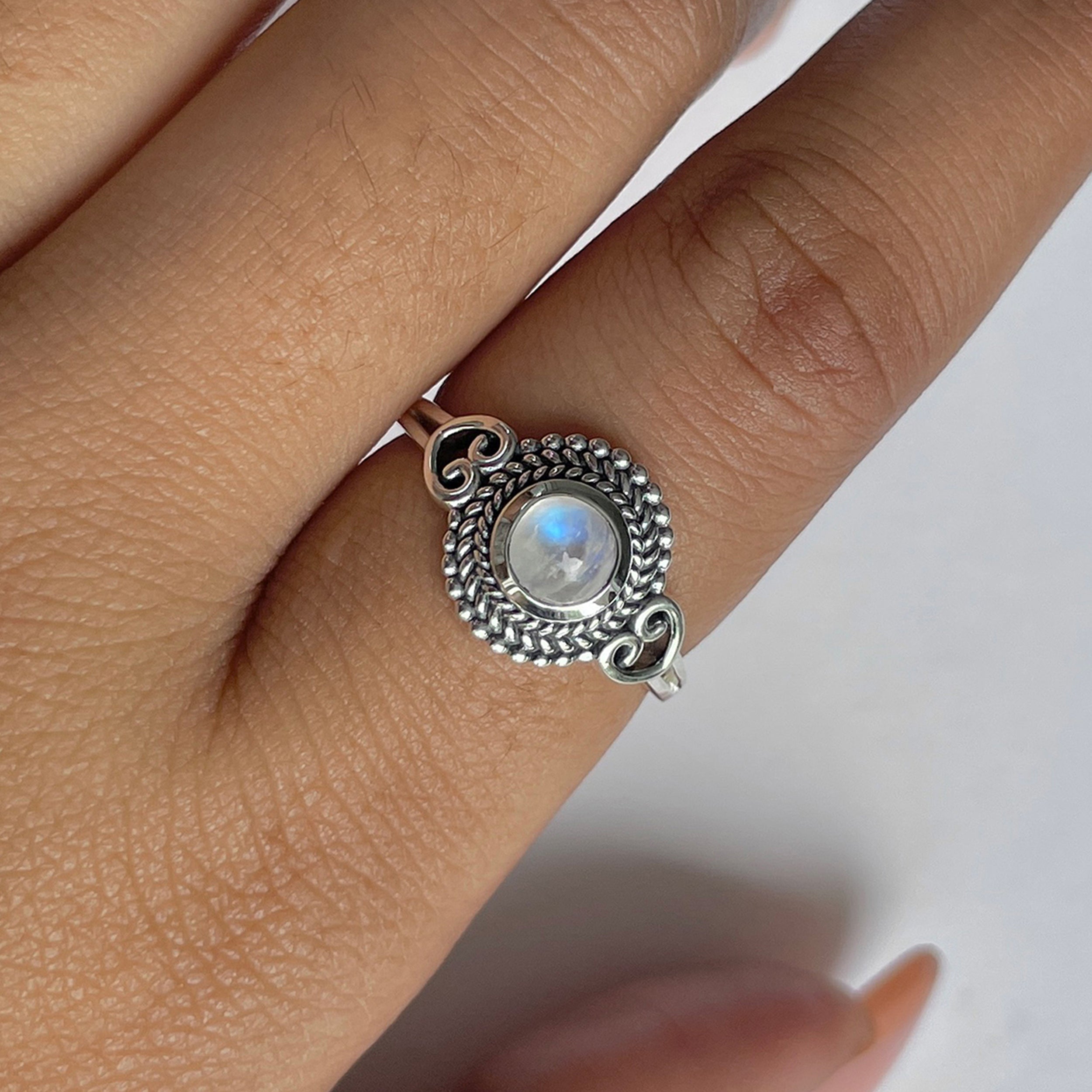 Moonstone Ring-(RBM-RDR-825.)