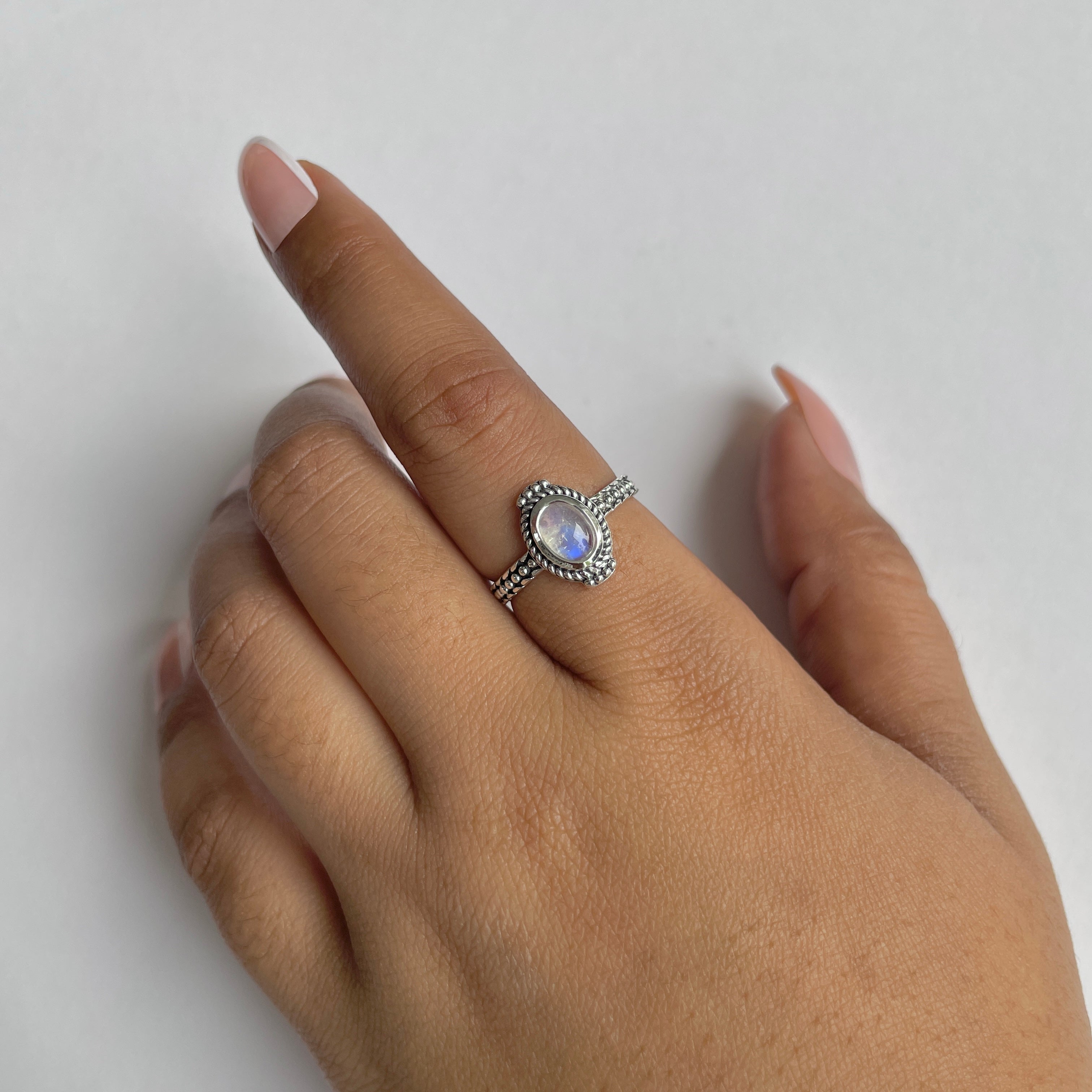 Moonstone Ring-(RBM-RDR-865.)