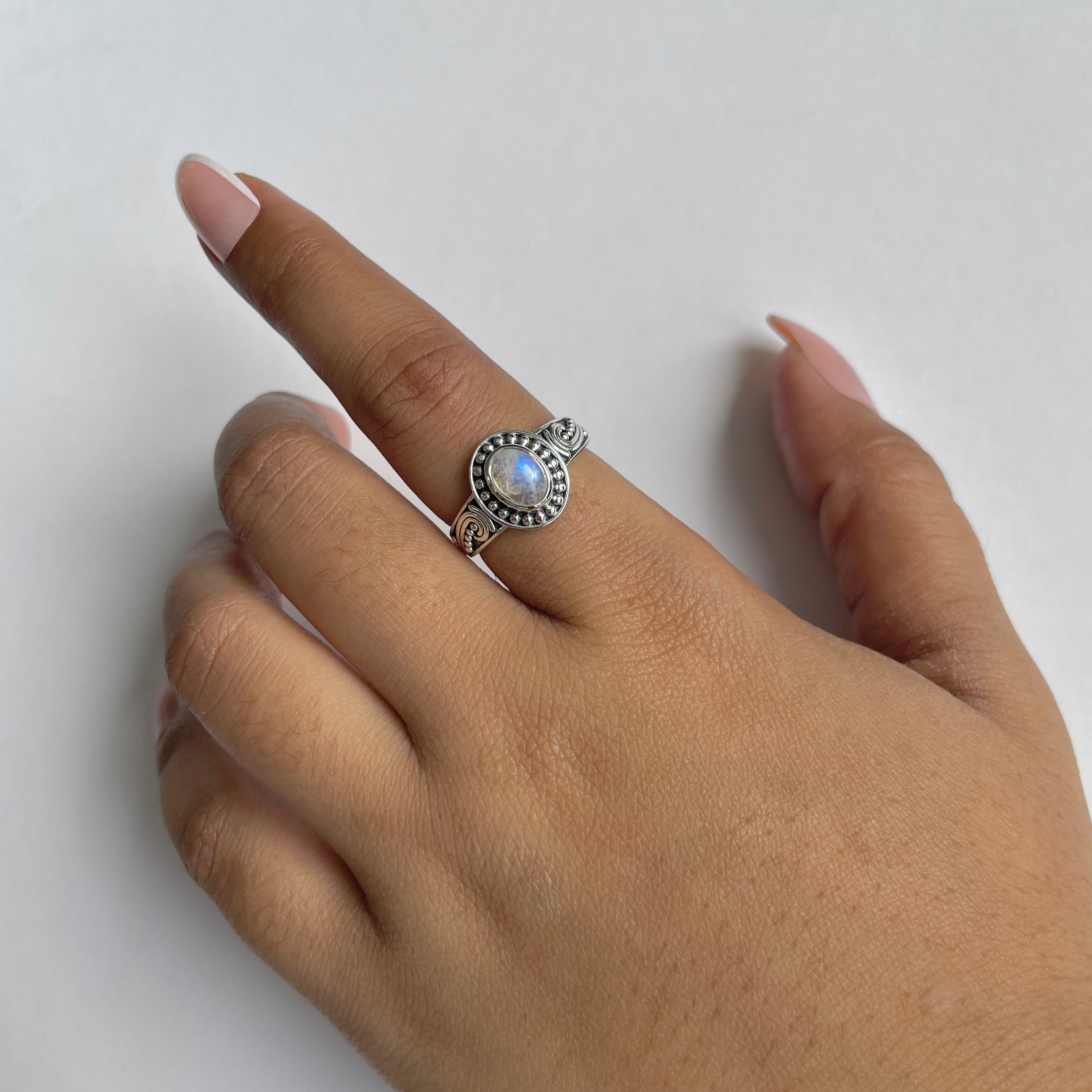 Moonstone Ring-(RBM-RDR-916.)