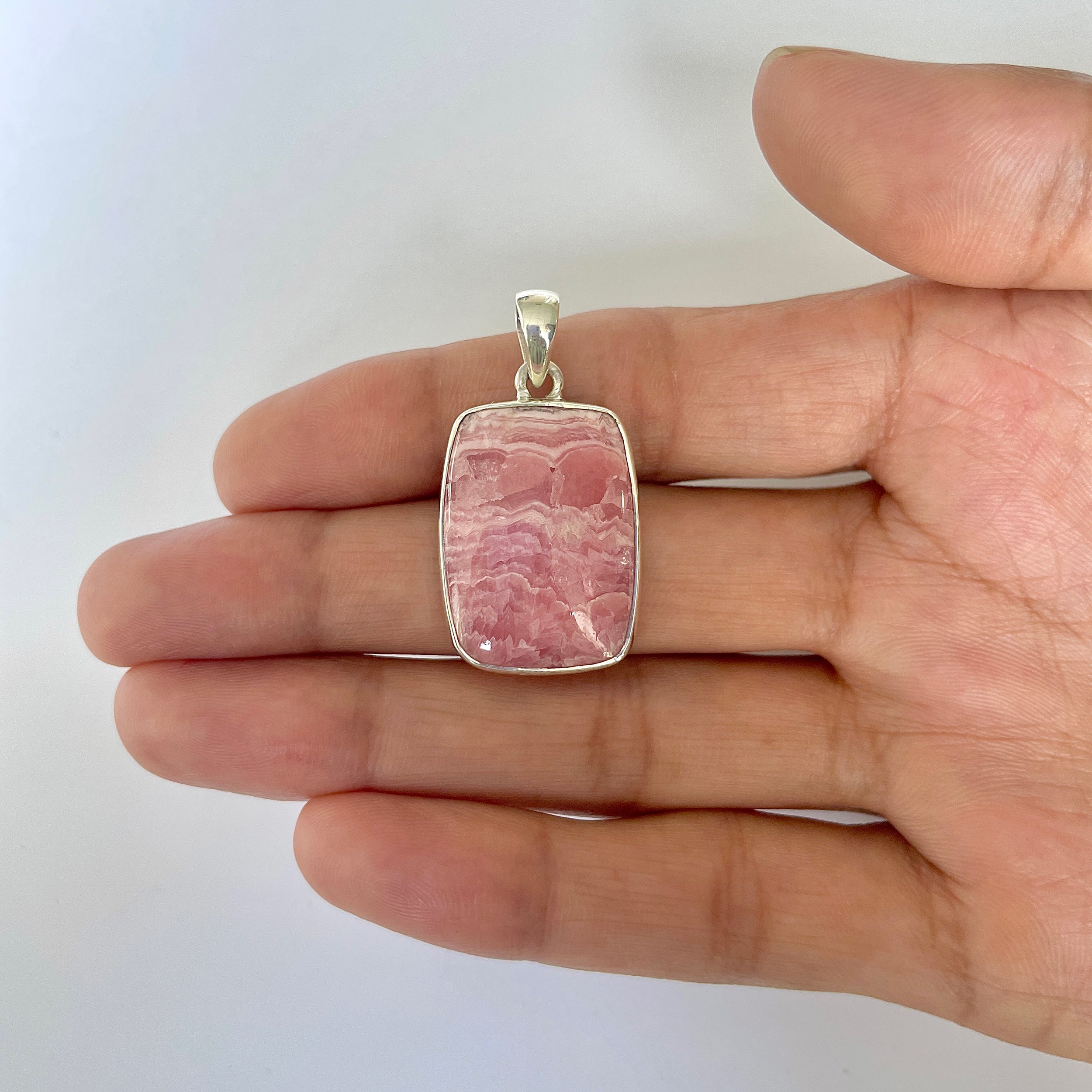 Rhodochrosite Pendant-(RDC-1-28)