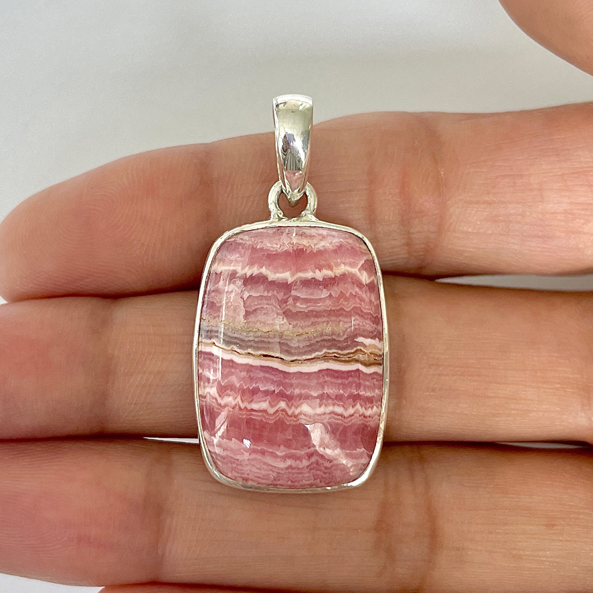 Rhodochrosite Pendant-(RDC-1-34)