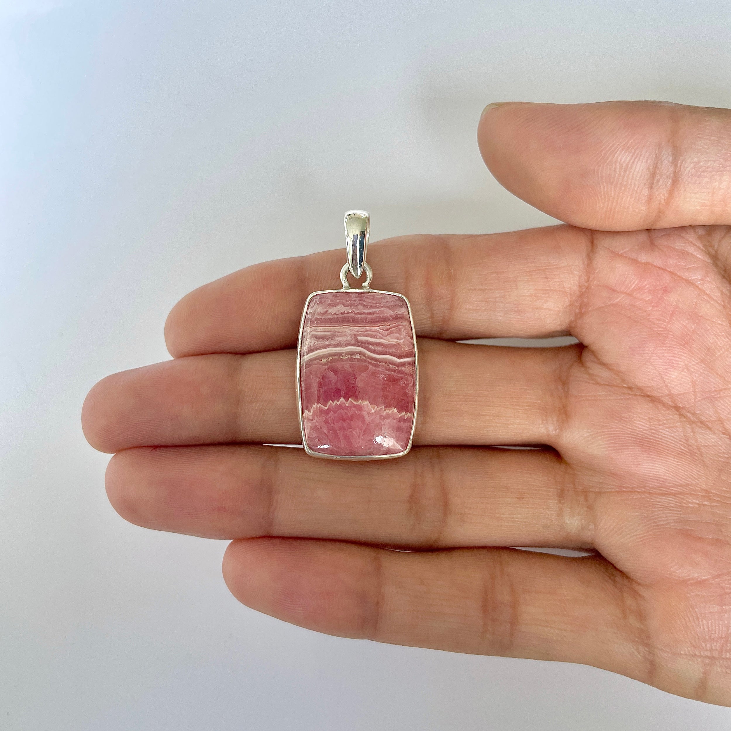 Rhodochrosite Pendant-(RDC-1-37)
