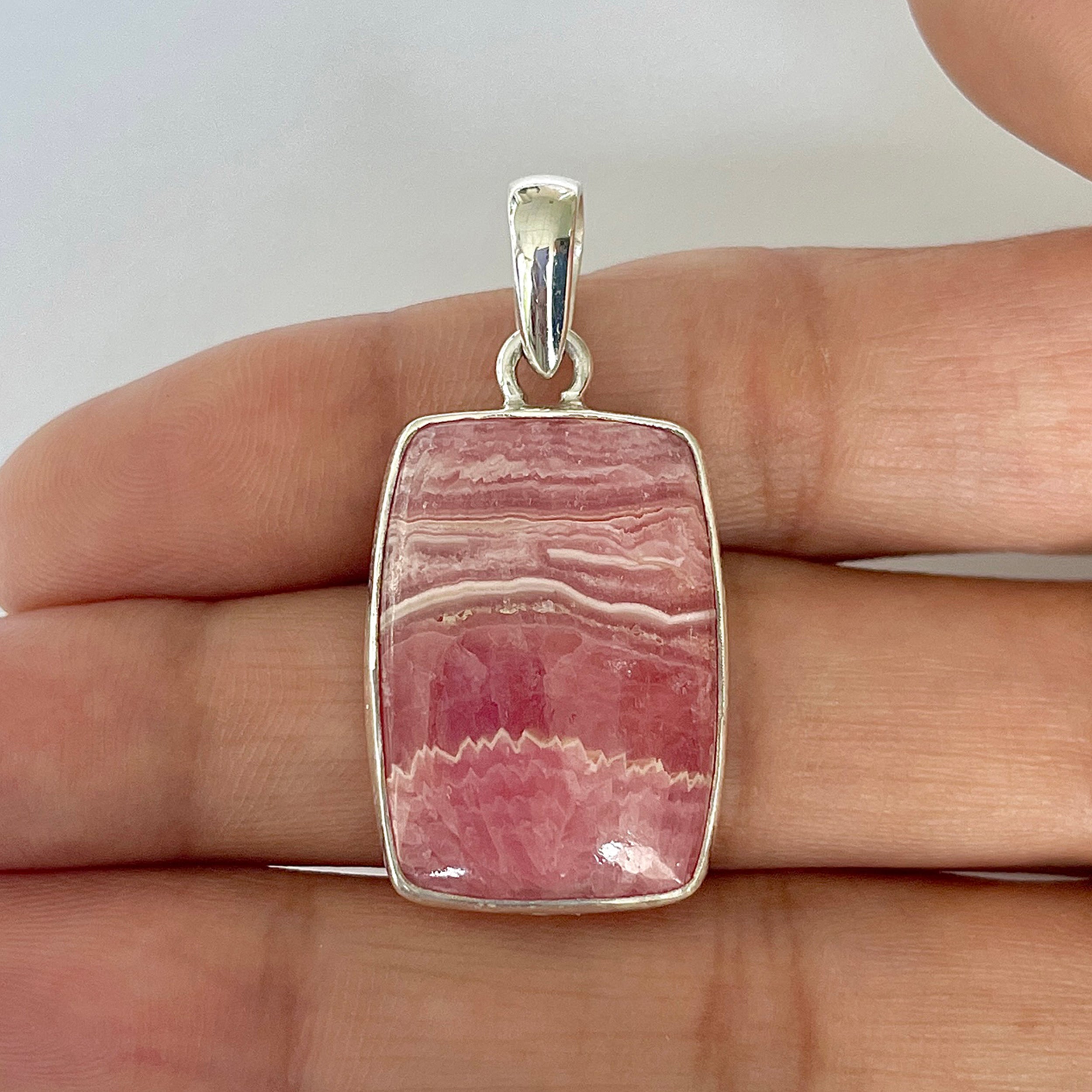 Rhodochrosite Pendant-(RDC-1-37)