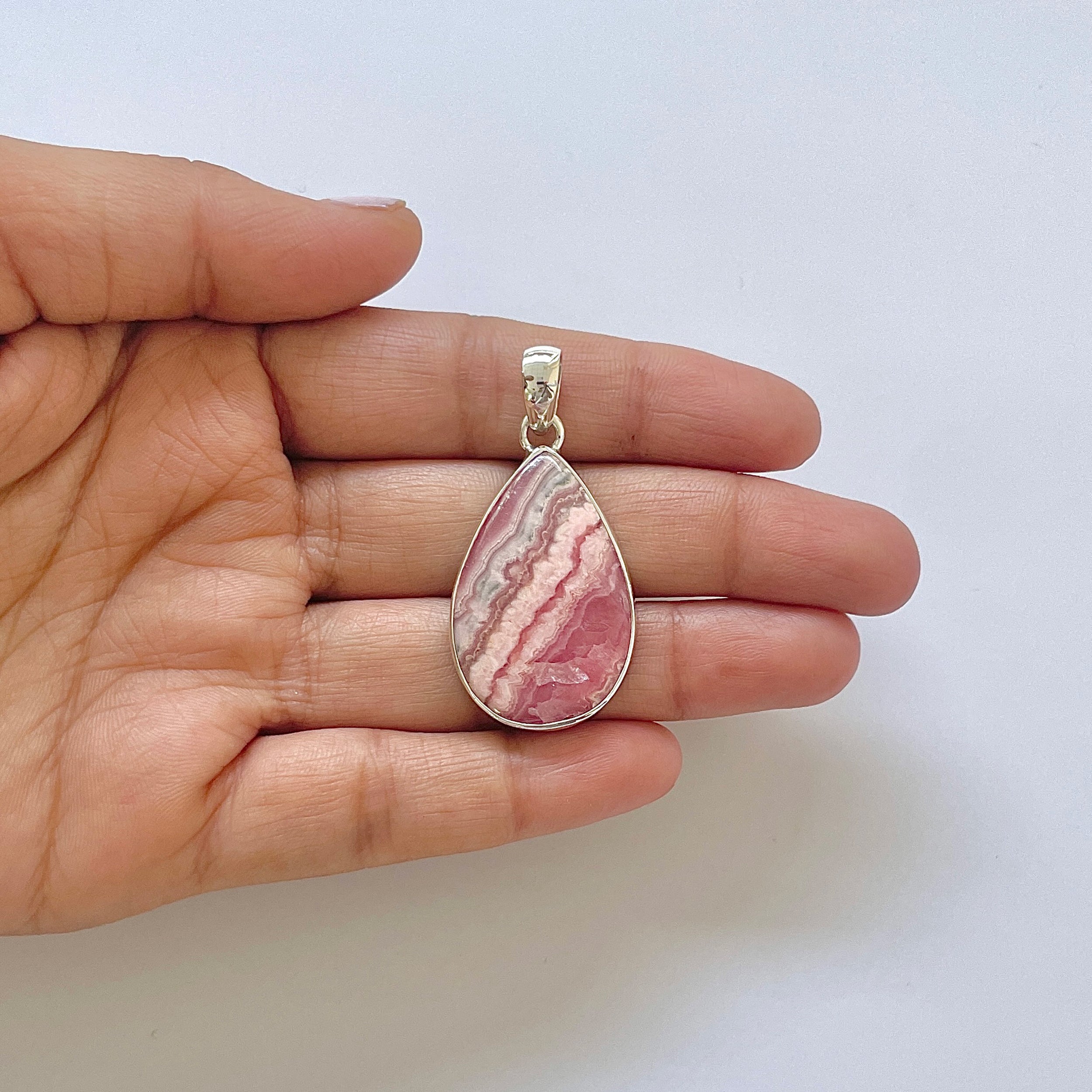Rhodochrosite Pendant-(RDC-1-51)