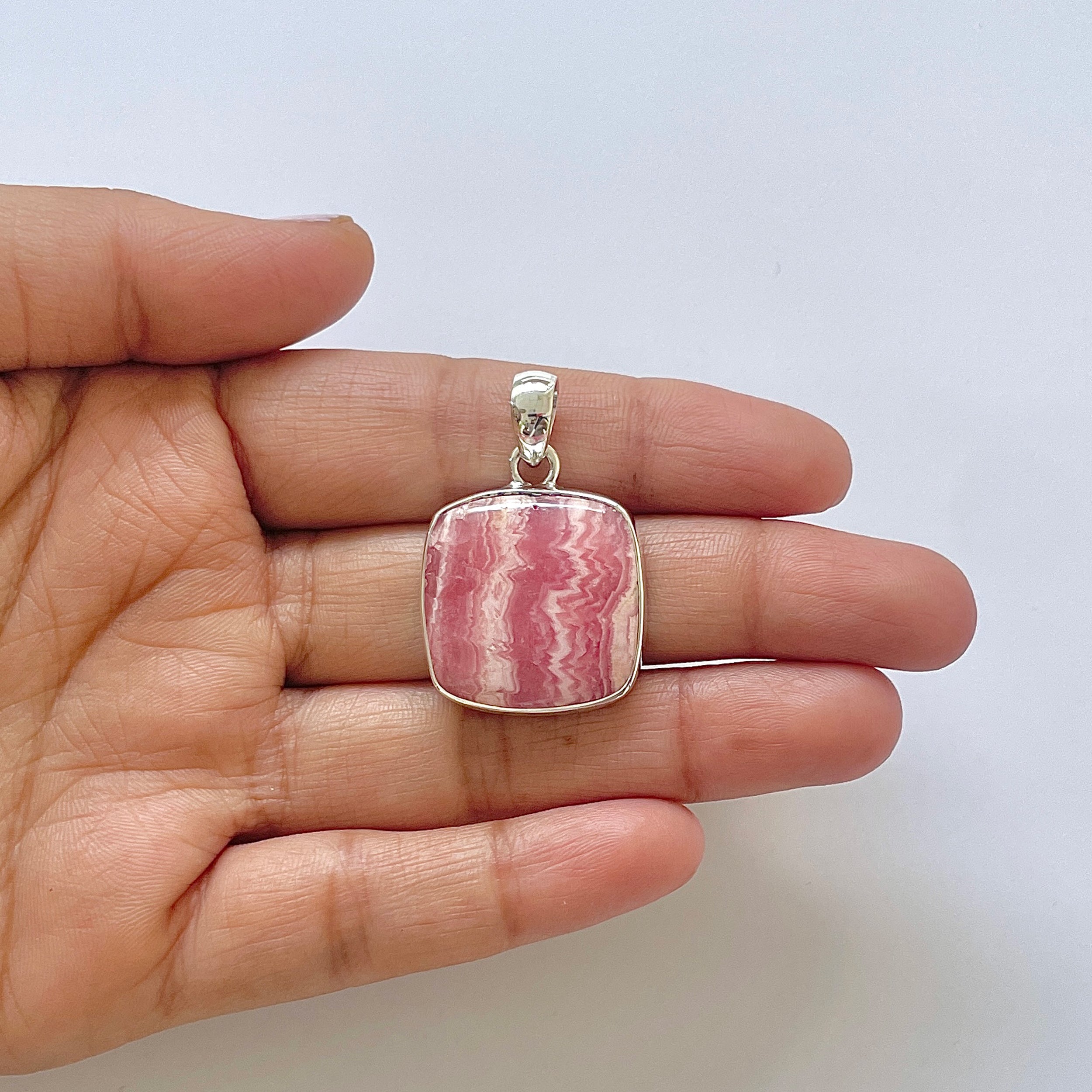 Rhodochrosite Pendant-(RDC-1-52)