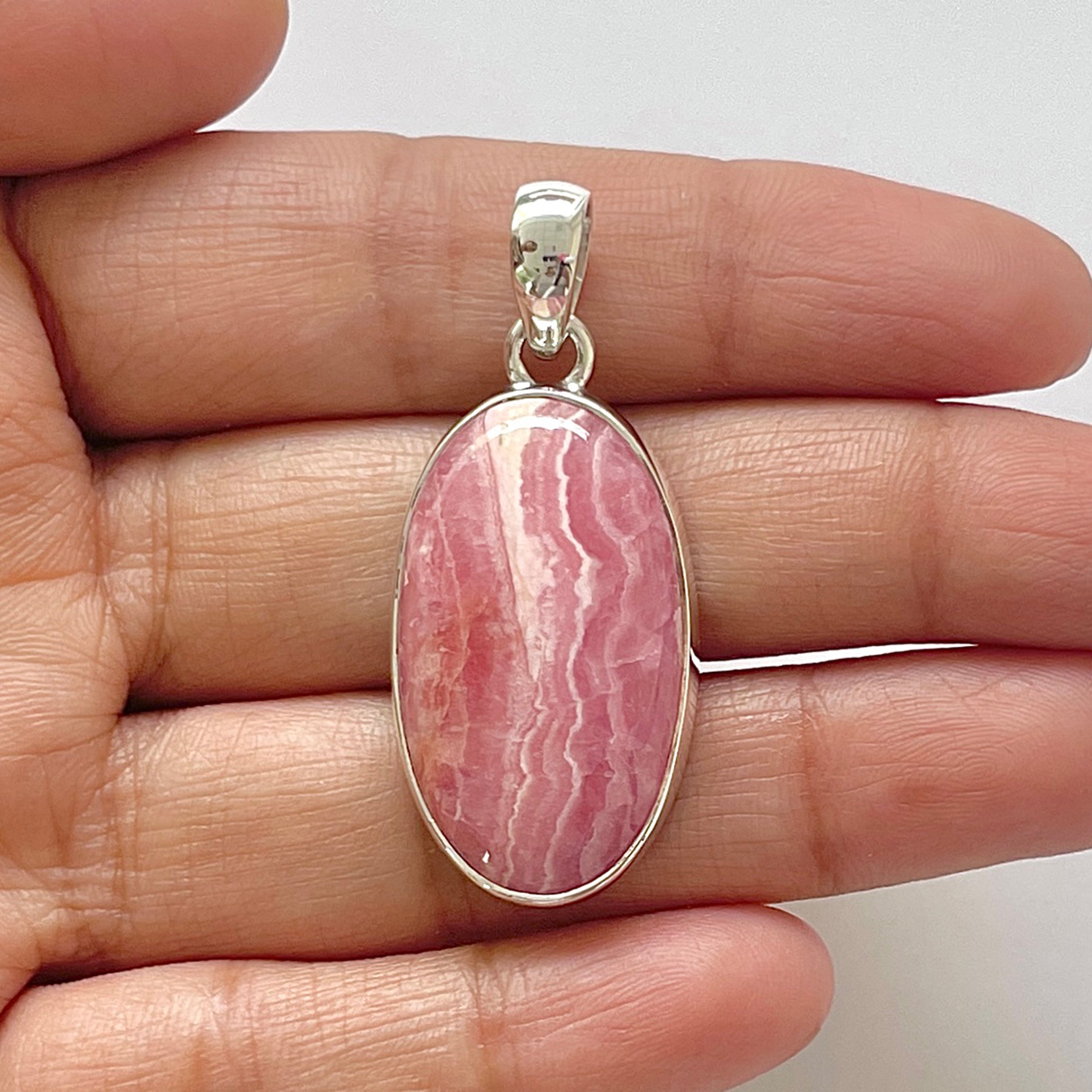 Rhodochrosite Pendant-(RDC-1-56)