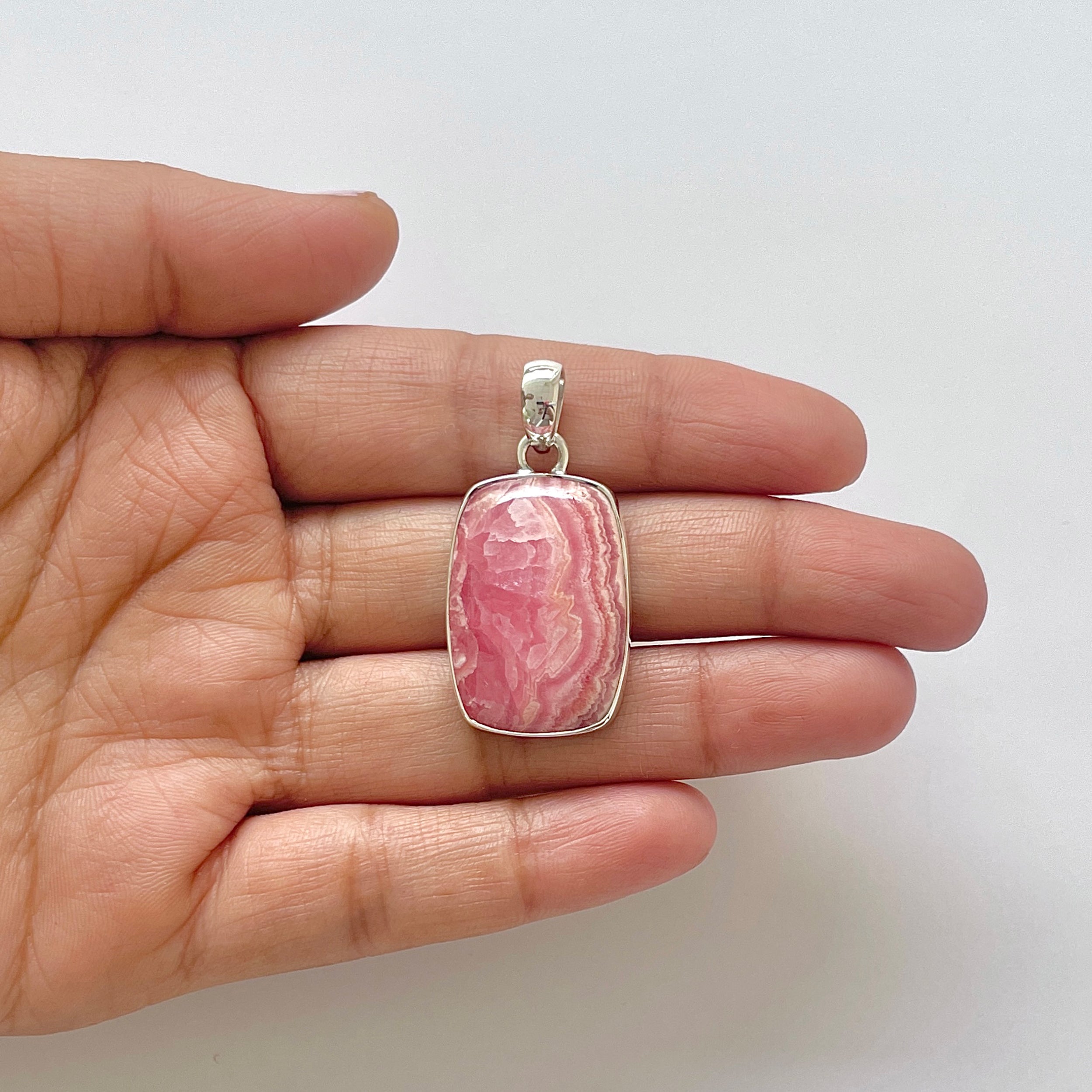 Rhodochrosite Pendant-(RDC-1-63)