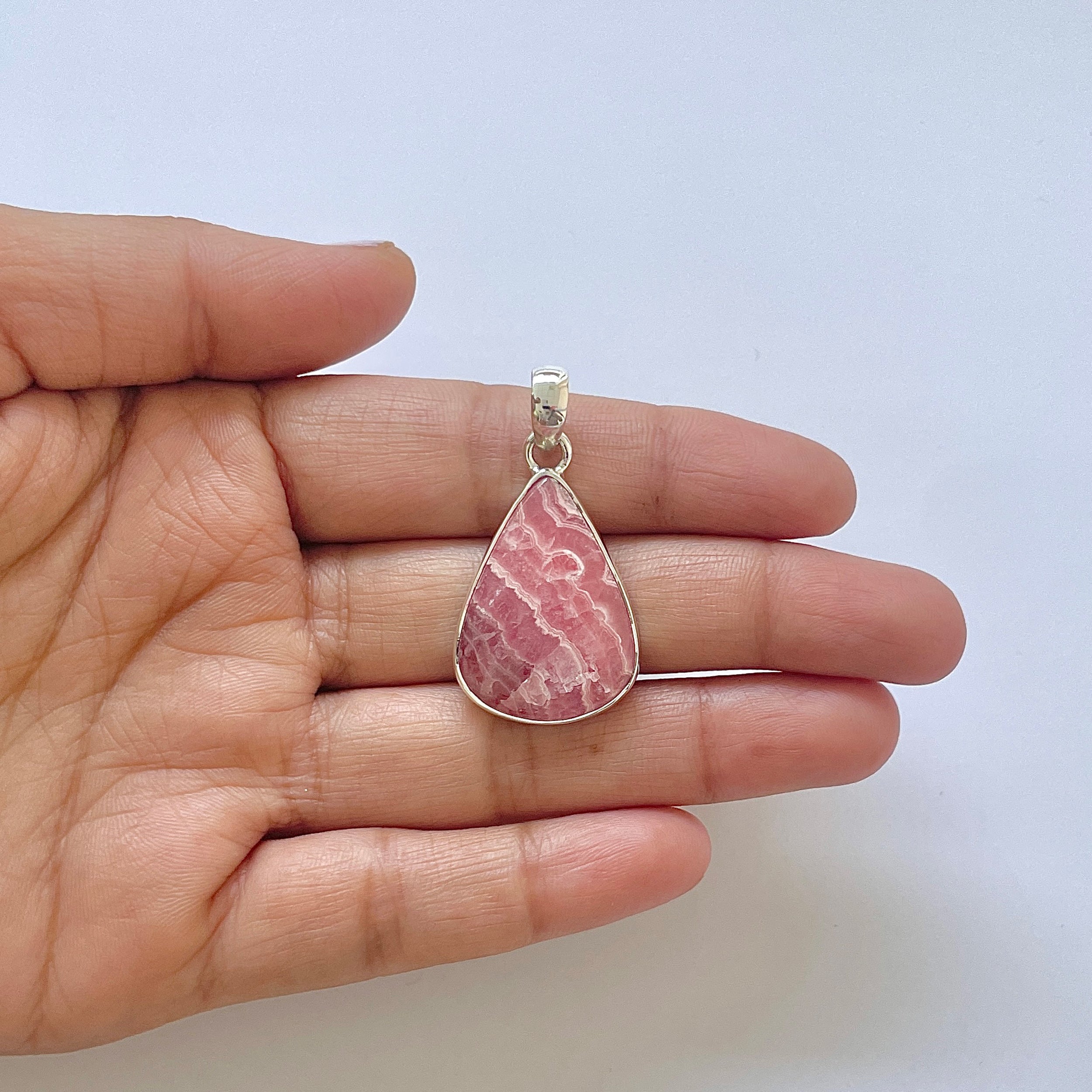 Rhodochrosite Pendant-(RDC-1-66)