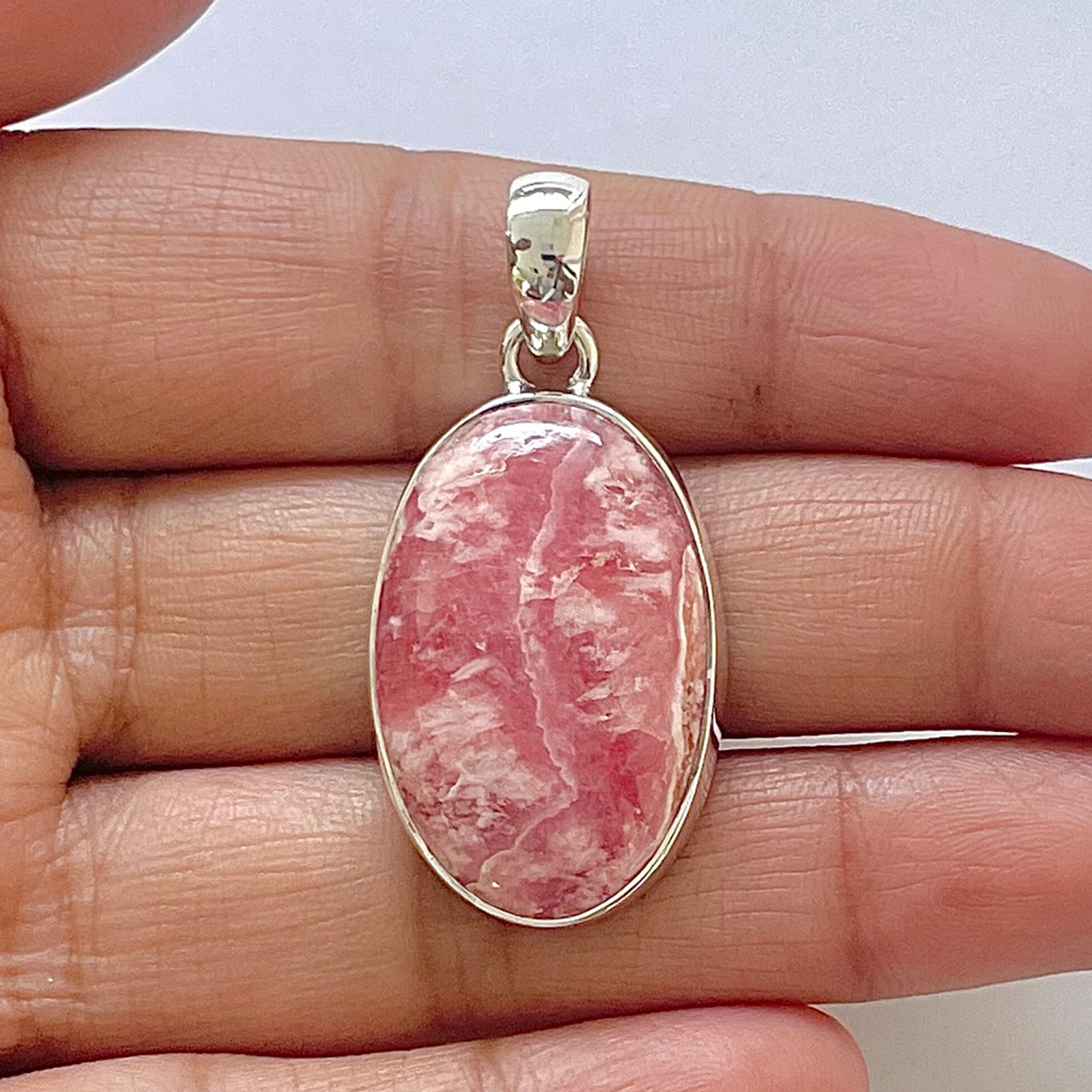 Rhodochrosite Pendant-(RDC-1-78)