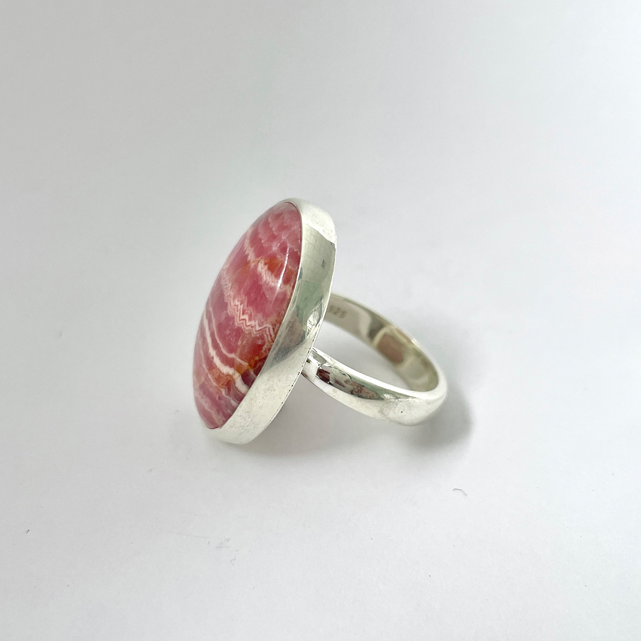 Rhodochrosite Ring-(RDC-2-1)