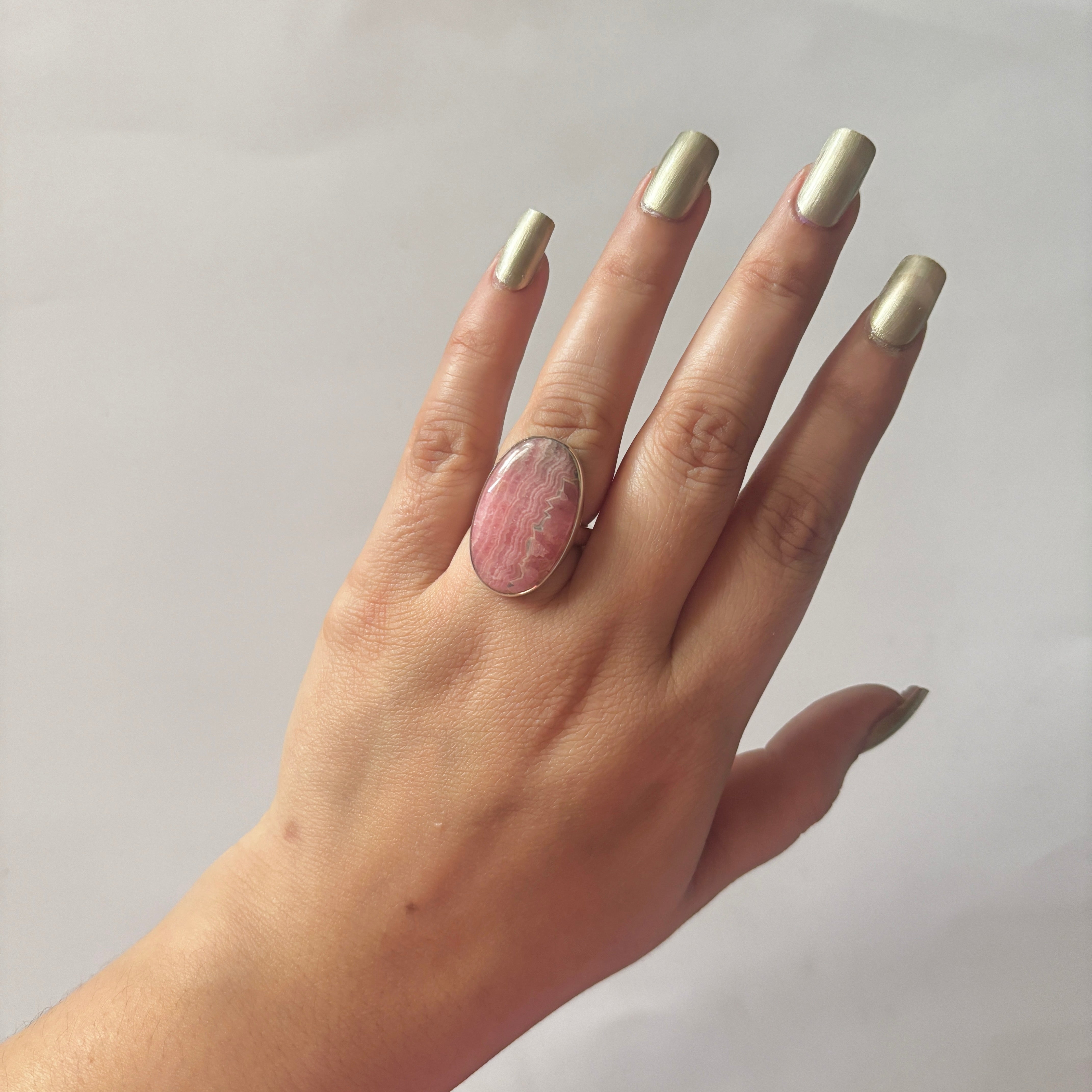 Rhodochrosite Ring-(RDC-2-13)