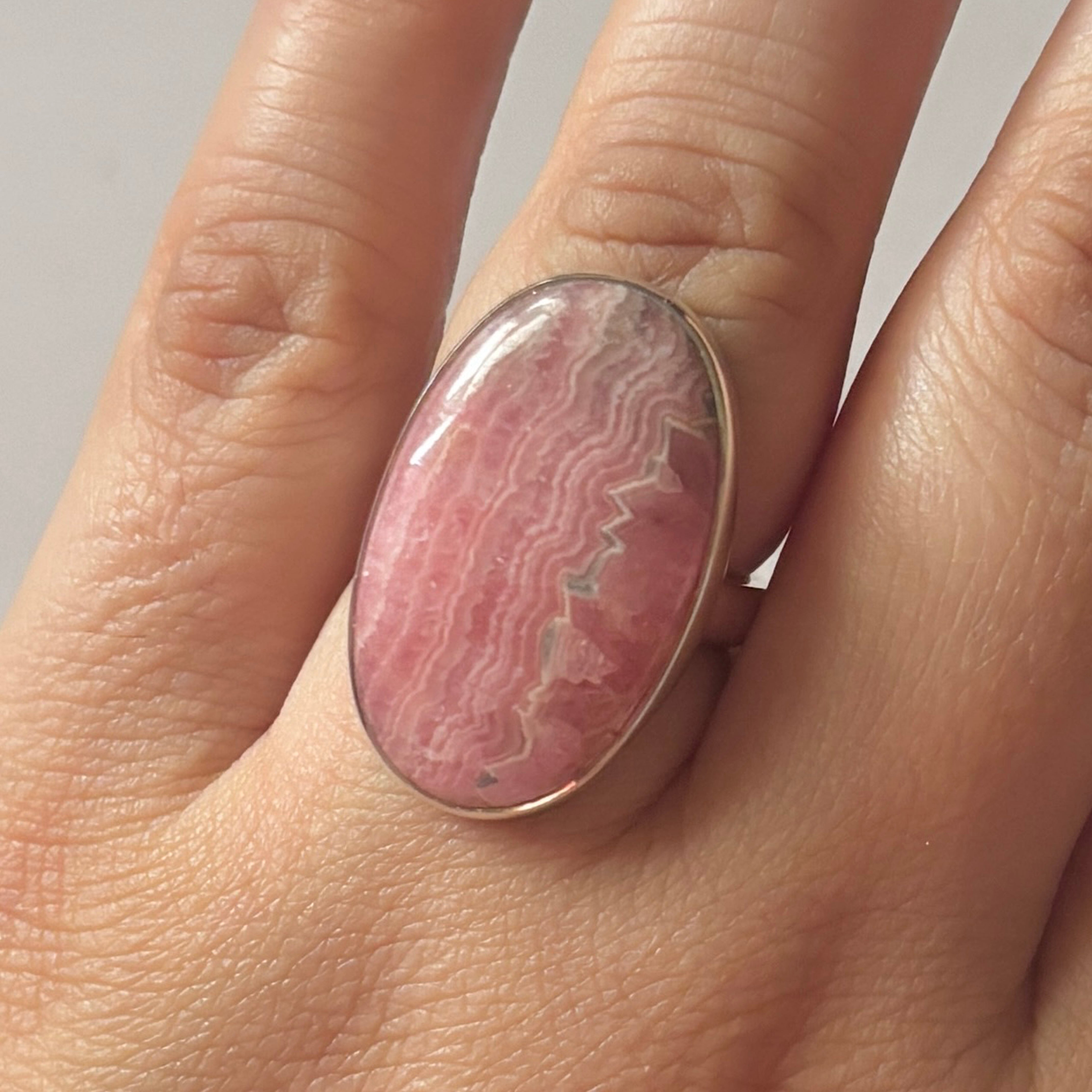 Rhodochrosite Ring-(RDC-2-13)