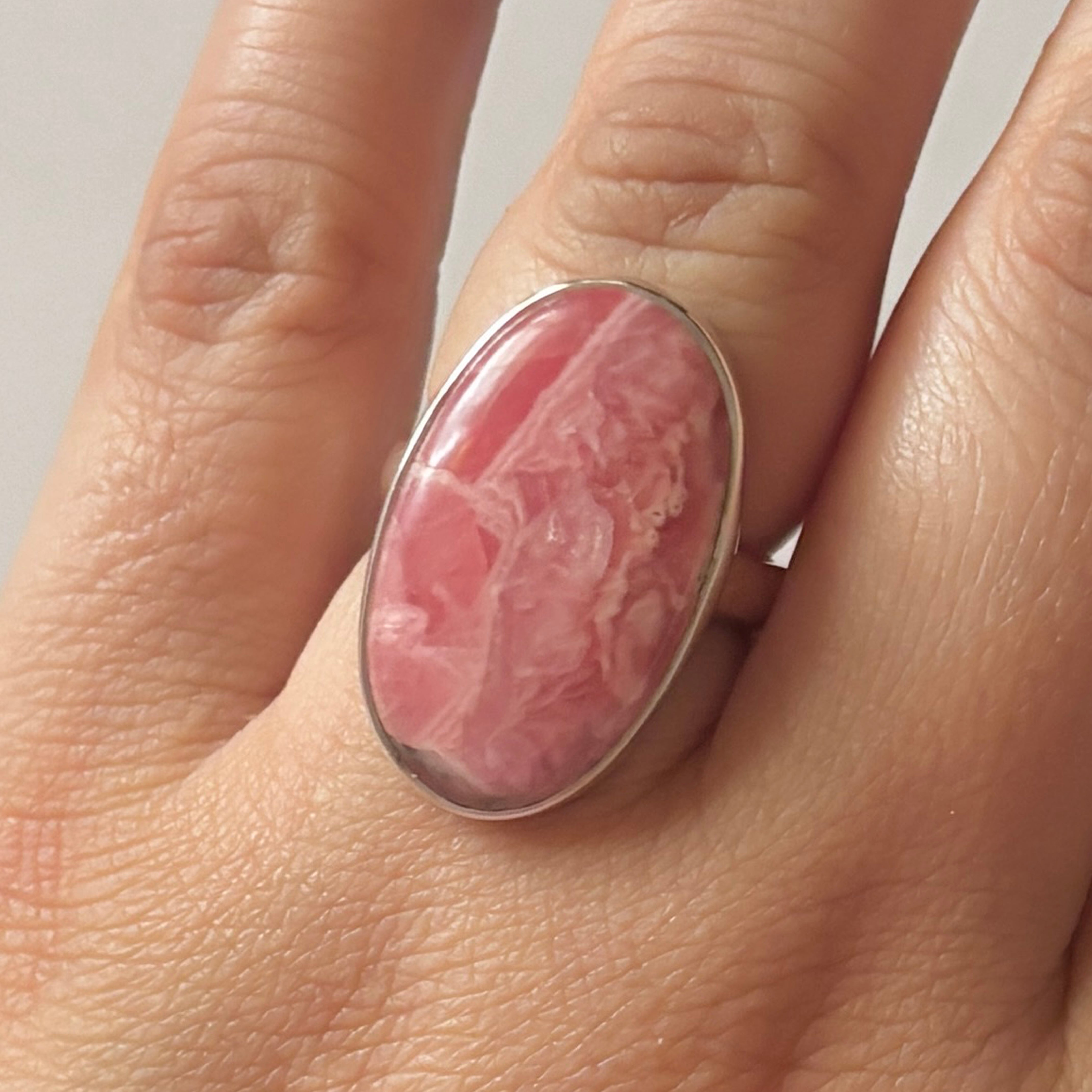 Rhodochrosite Ring-(RDC-2-17)