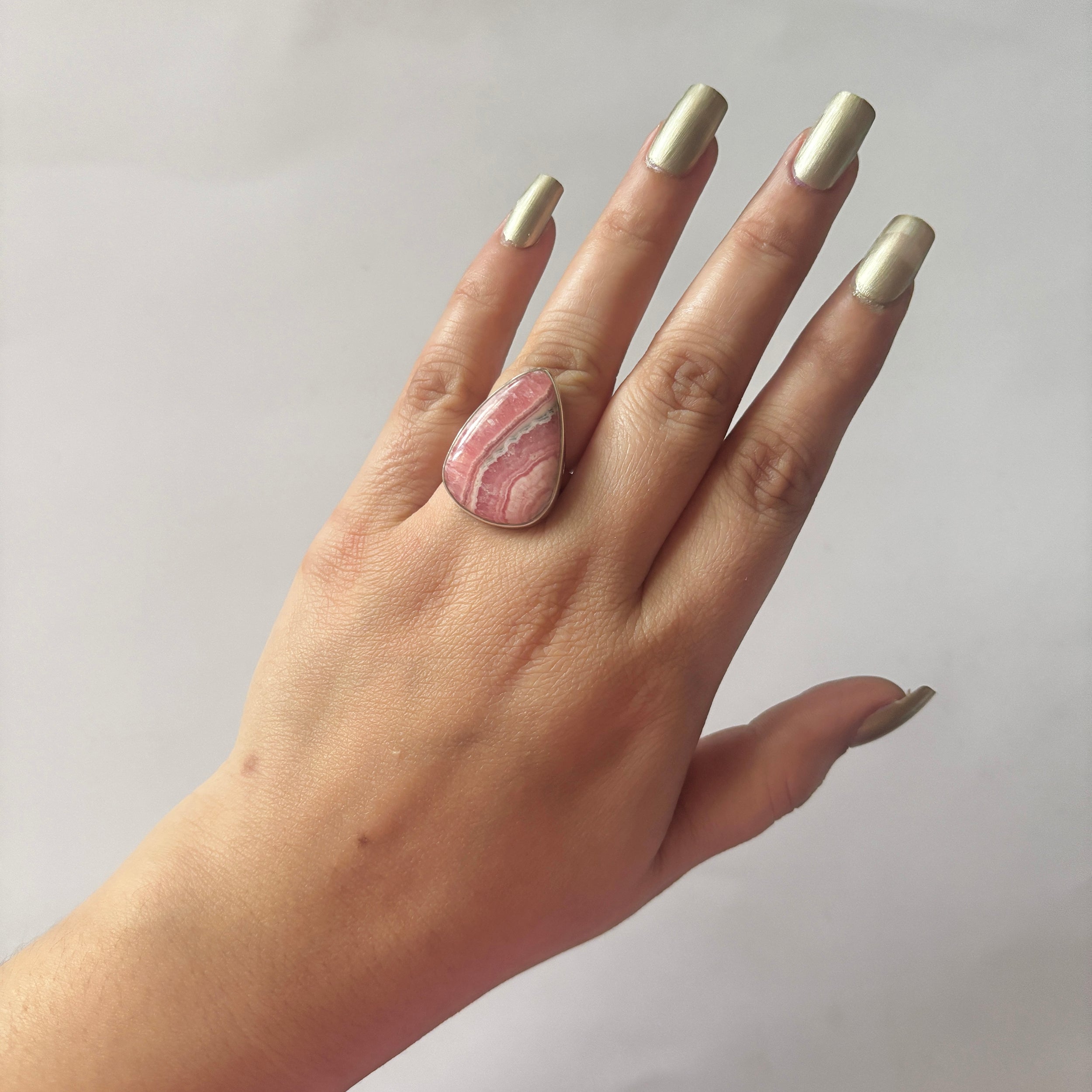Rhodochrosite Ring-(RDC-2-19)
