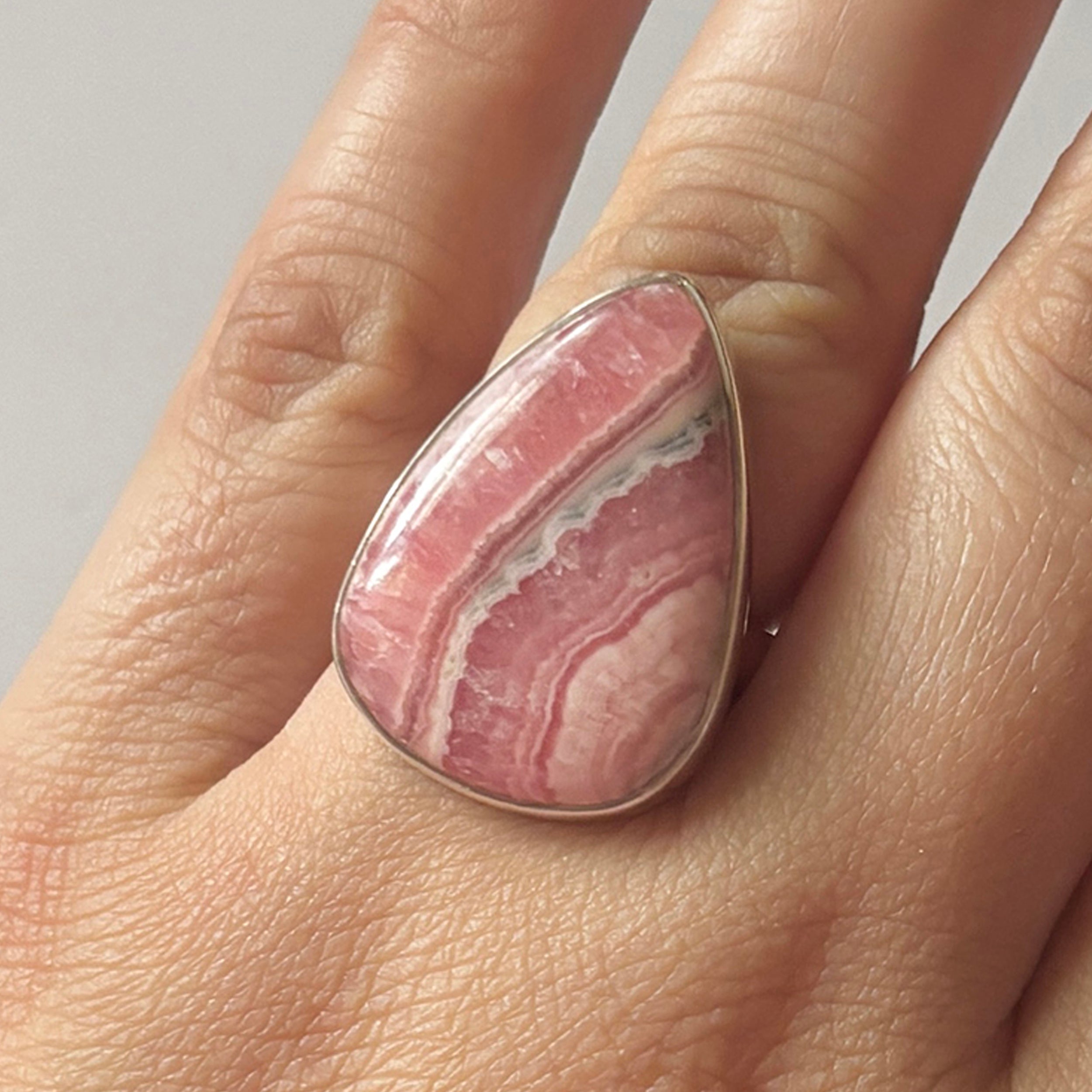 Rhodochrosite Ring-(RDC-2-19)