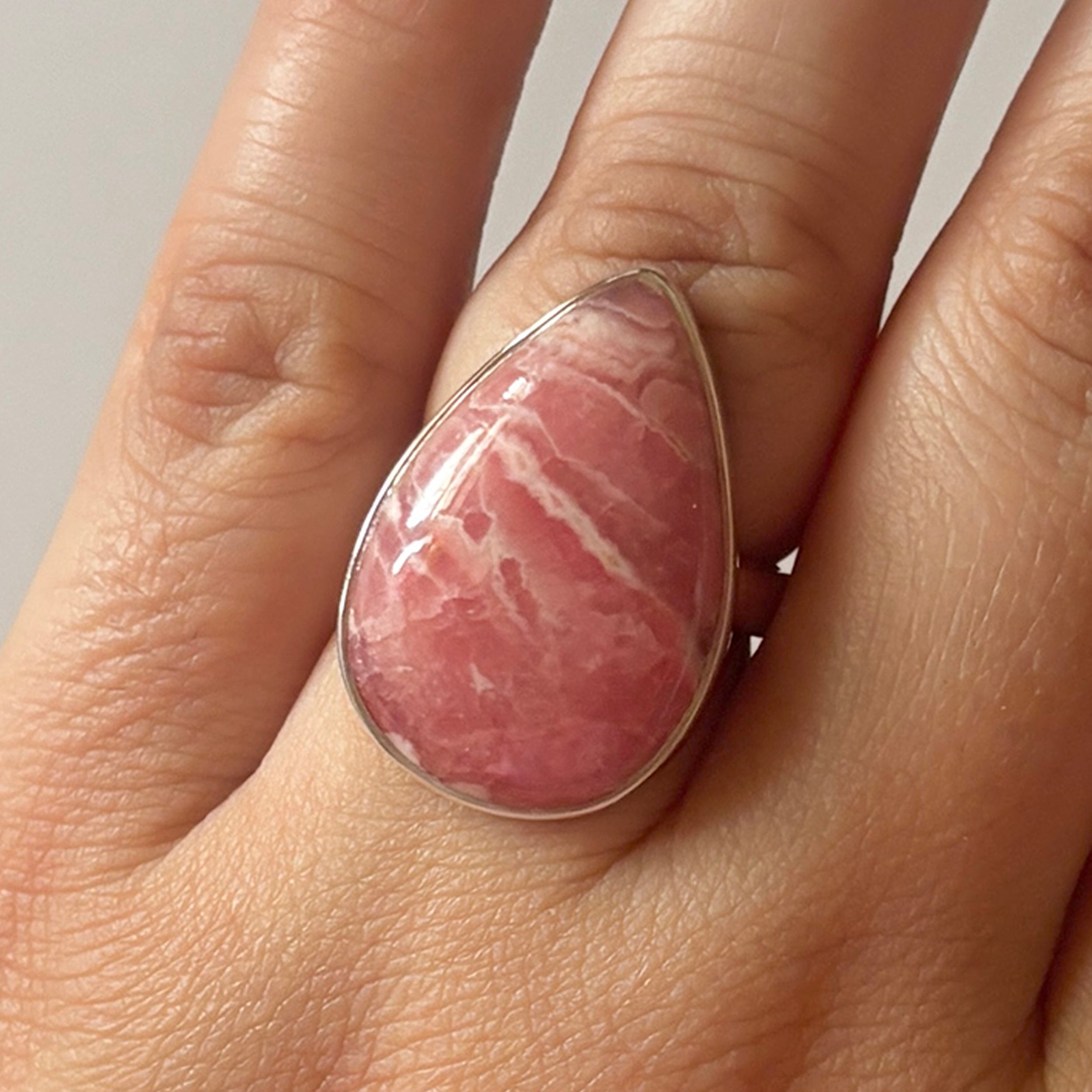 Rhodochrosite Ring-(RDC-2-2)