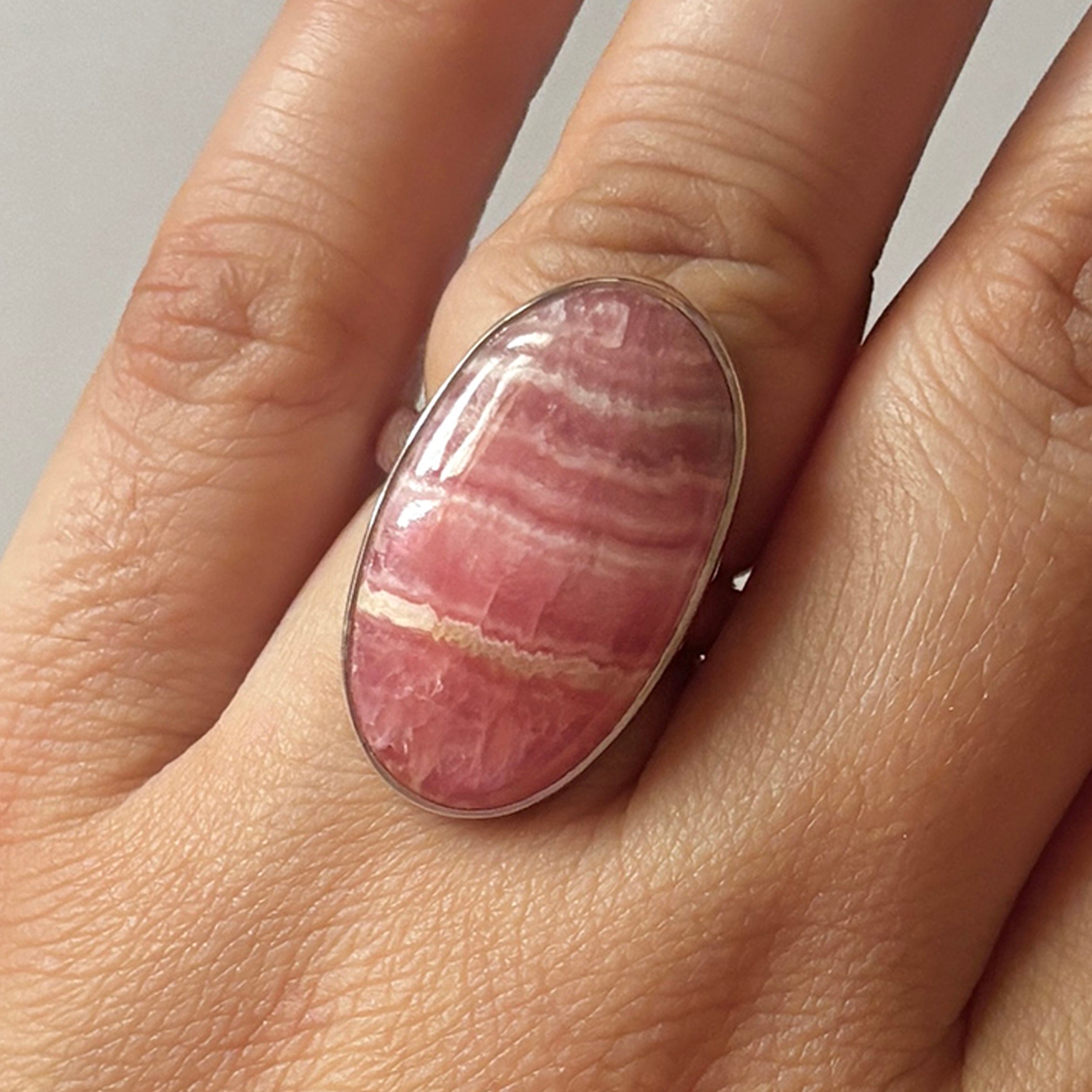 Rhodochrosite Ring-(RDC-2-21)
