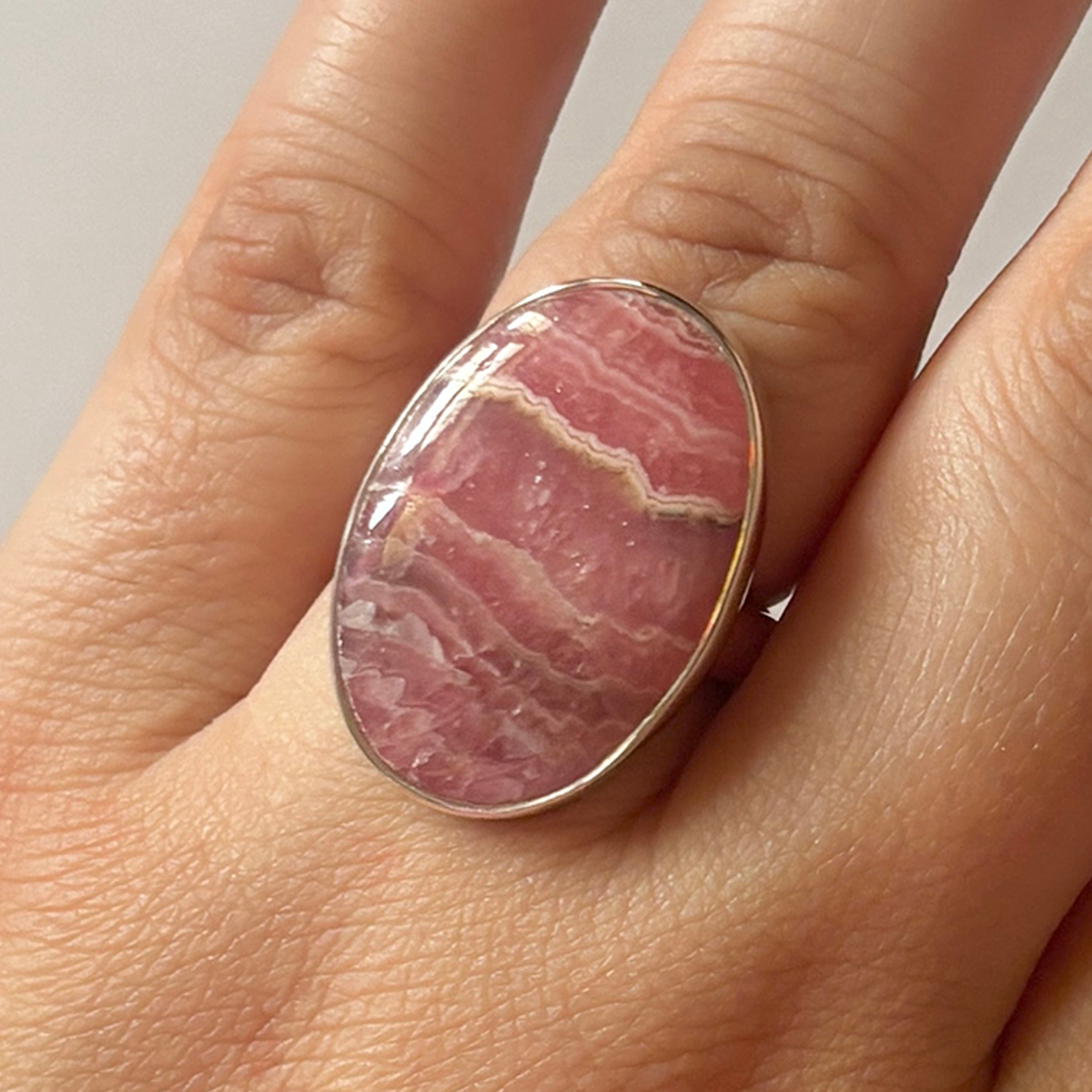 Rhodochrosite Ring-(RDC-2-23)