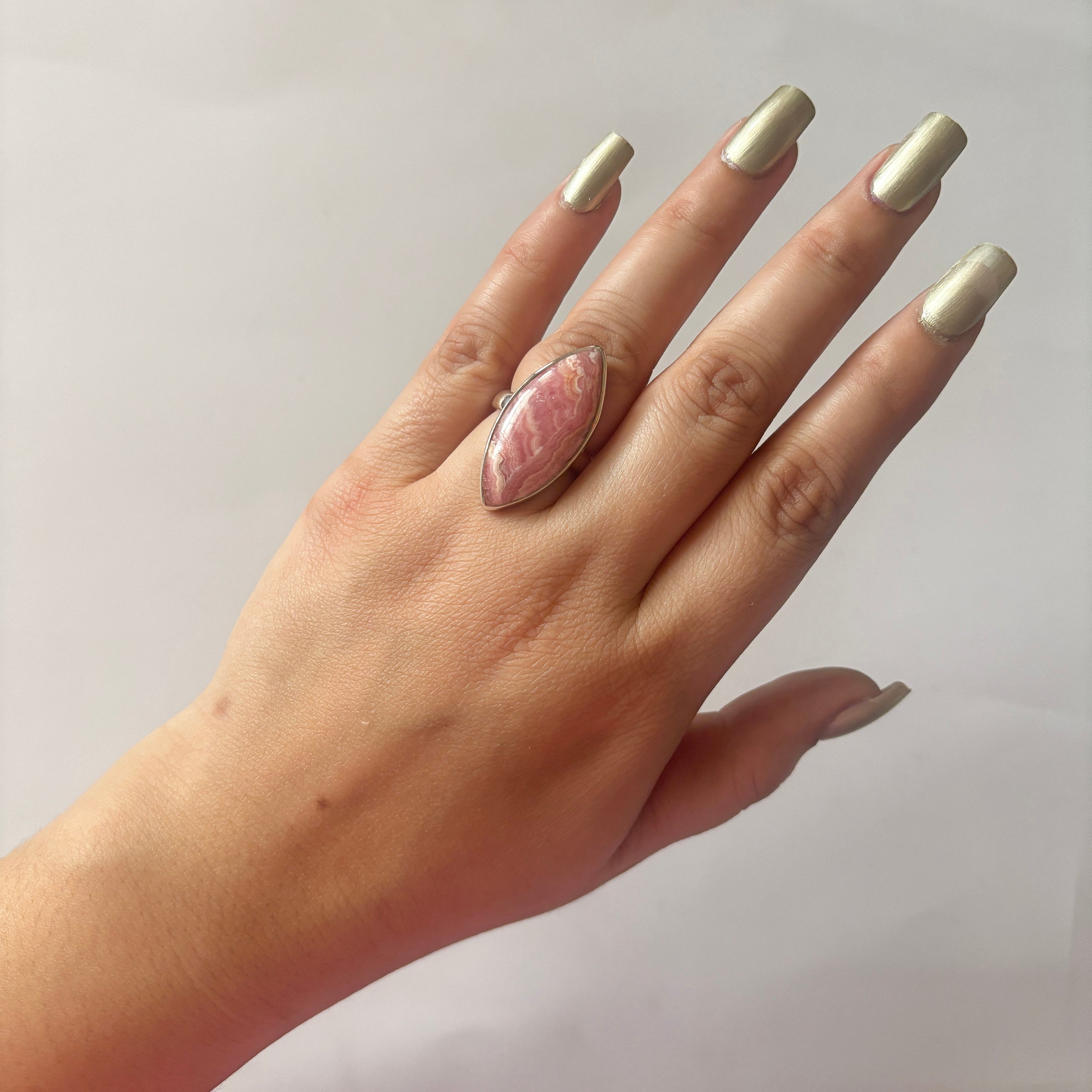 Rhodochrosite Ring-(RDC-2-24)