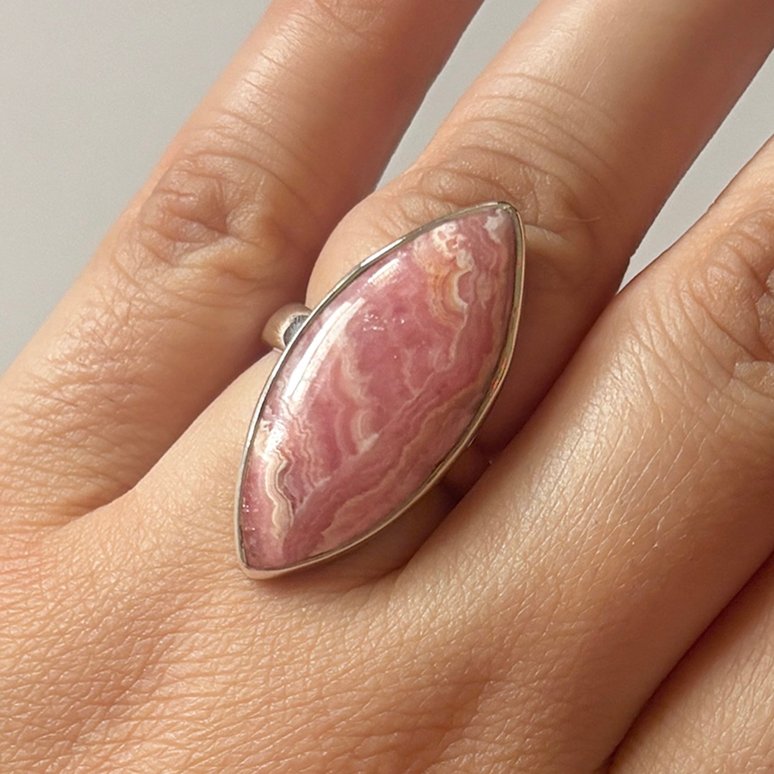 Rhodochrosite Ring-(RDC-2-24)