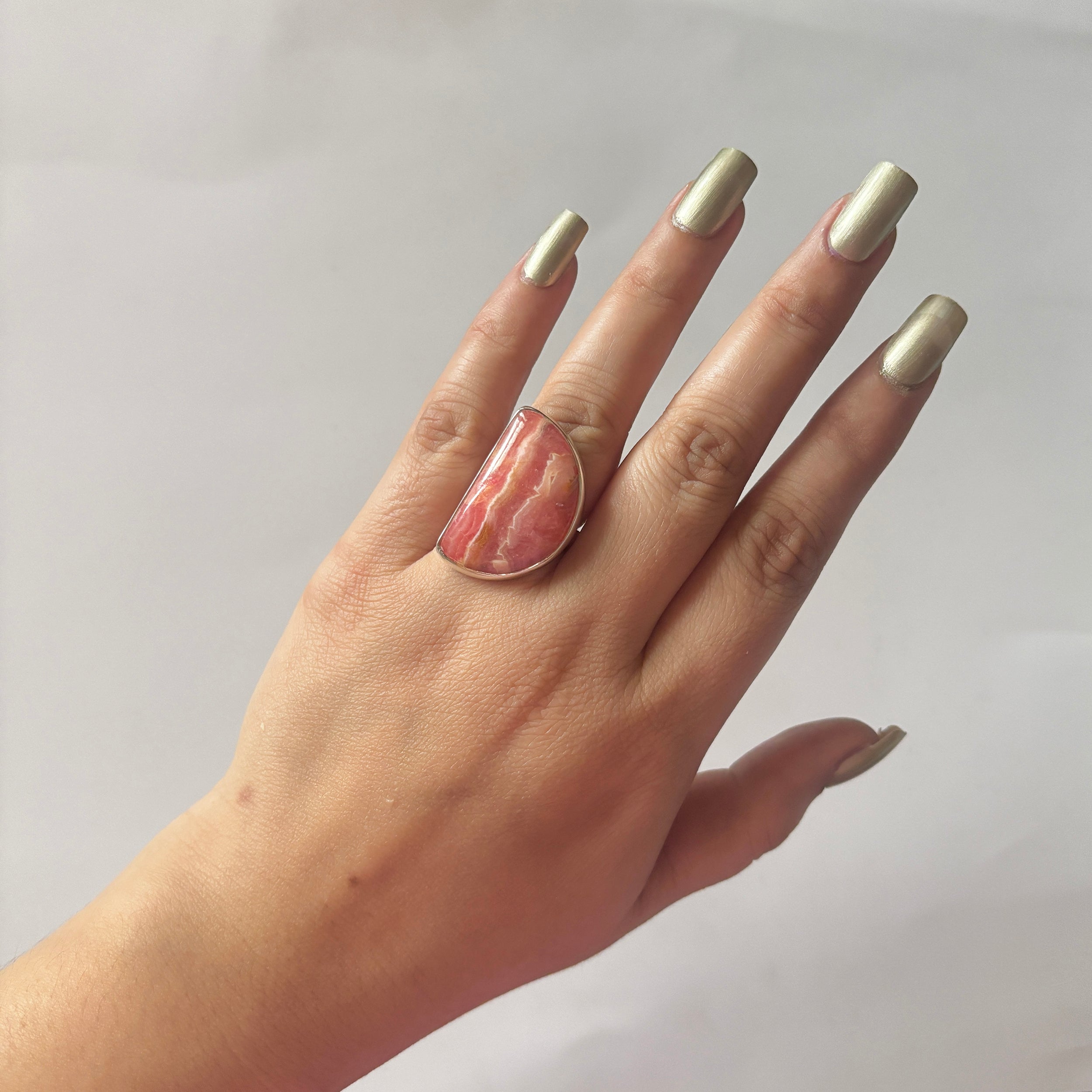 Rhodochrosite Ring-(RDC-2-26)