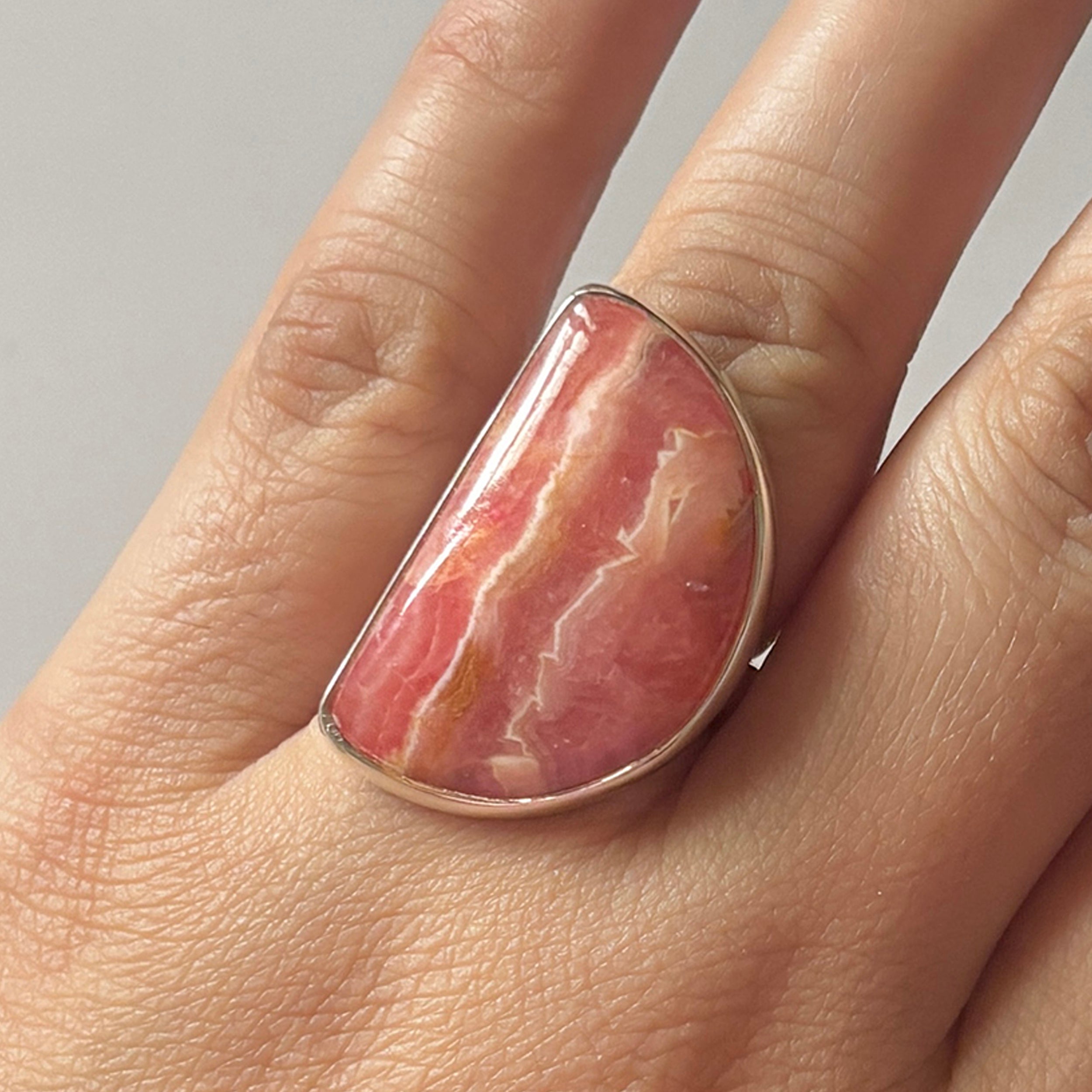 Rhodochrosite Ring-(RDC-2-26)