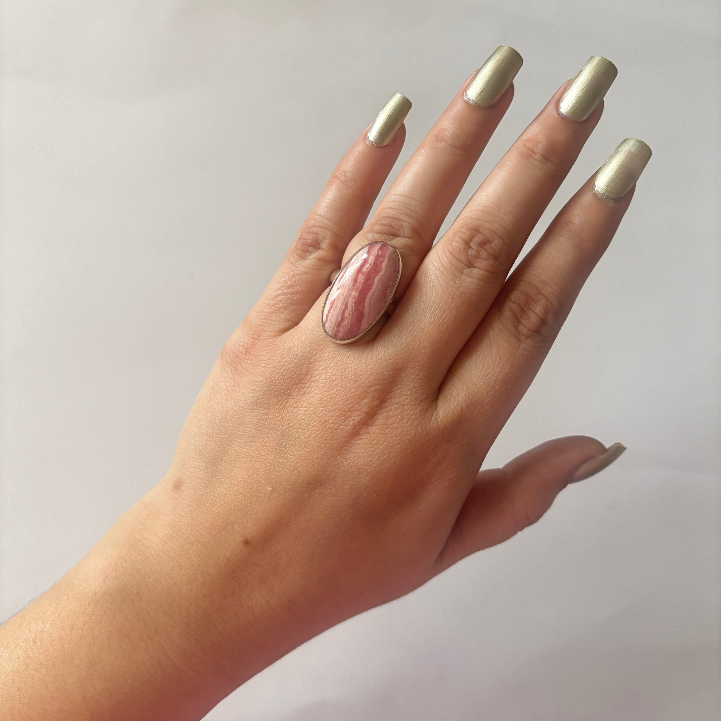 Rhodochrosite Ring-(RDC-2-27)
