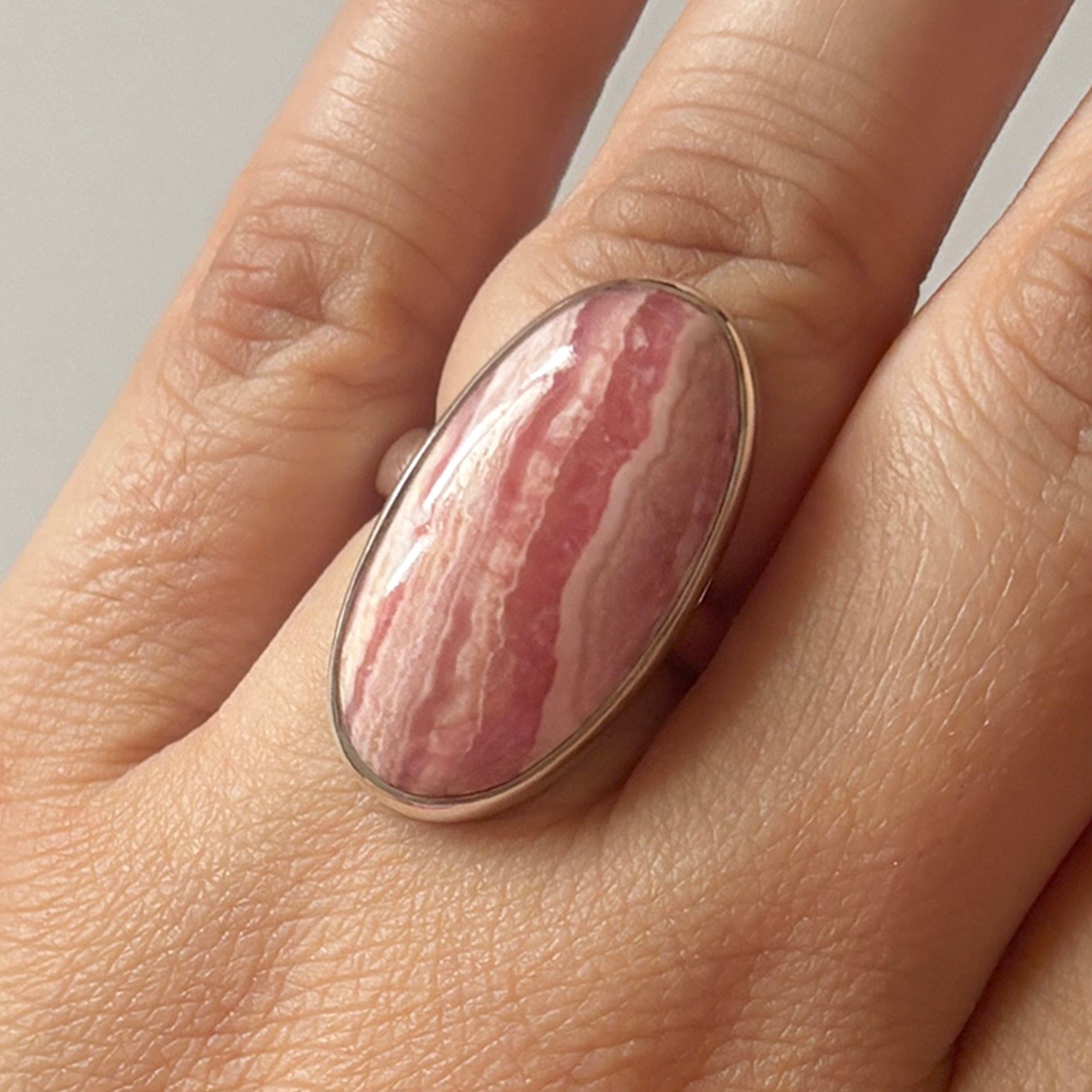 Rhodochrosite Ring-(RDC-2-27)
