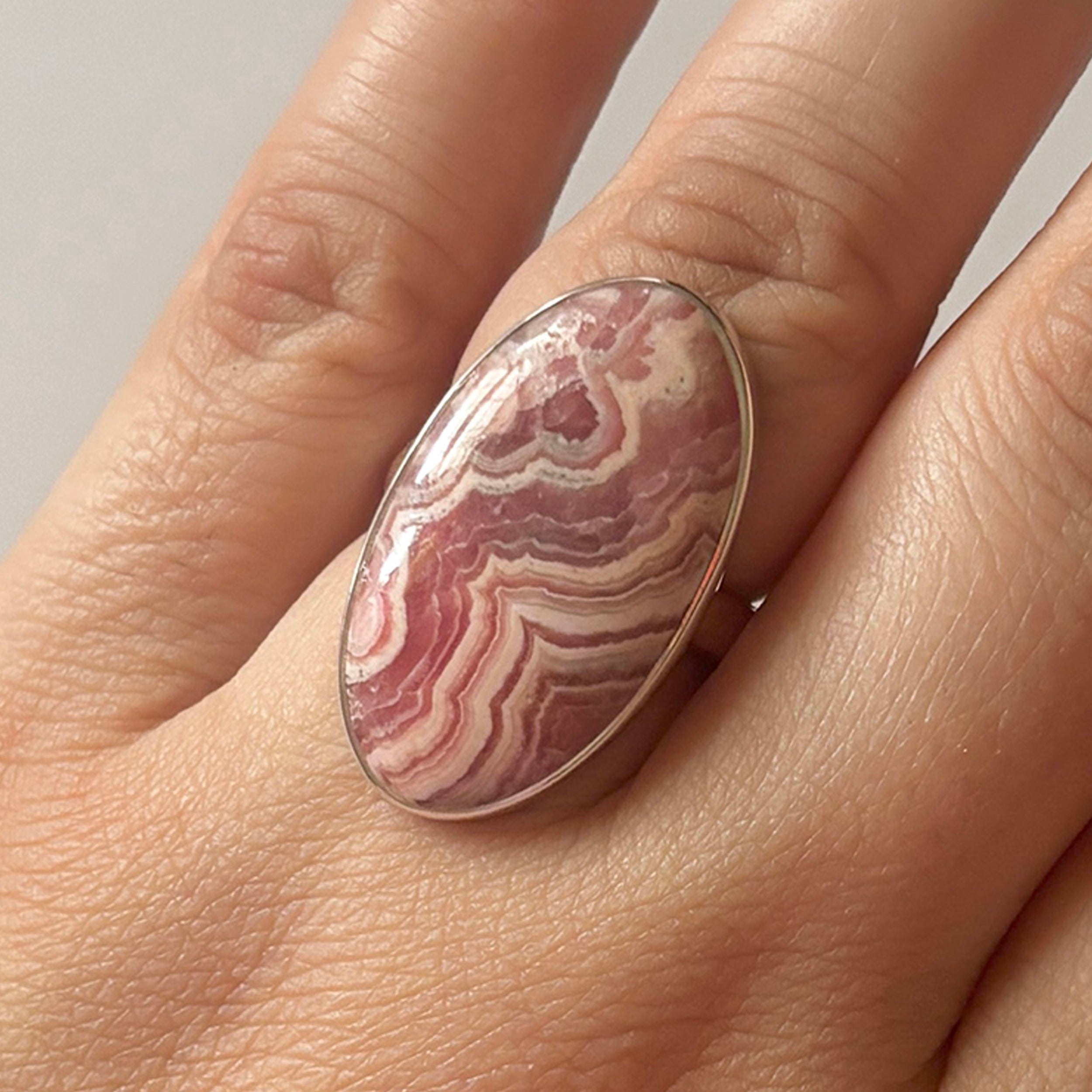 Rhodochrosite Ring-(RDC-2-3)