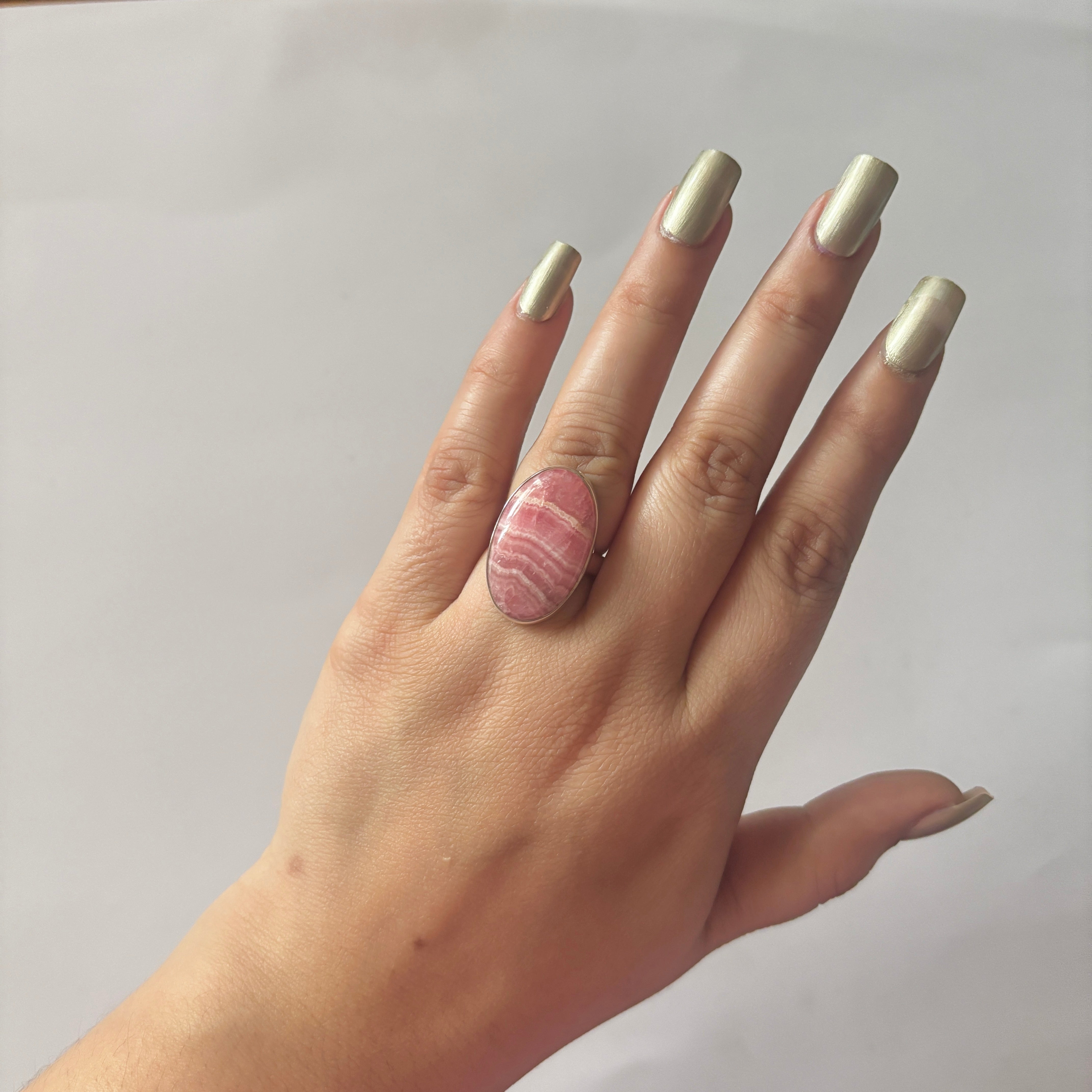 Rhodochrosite Ring-(RDC-2-30)
