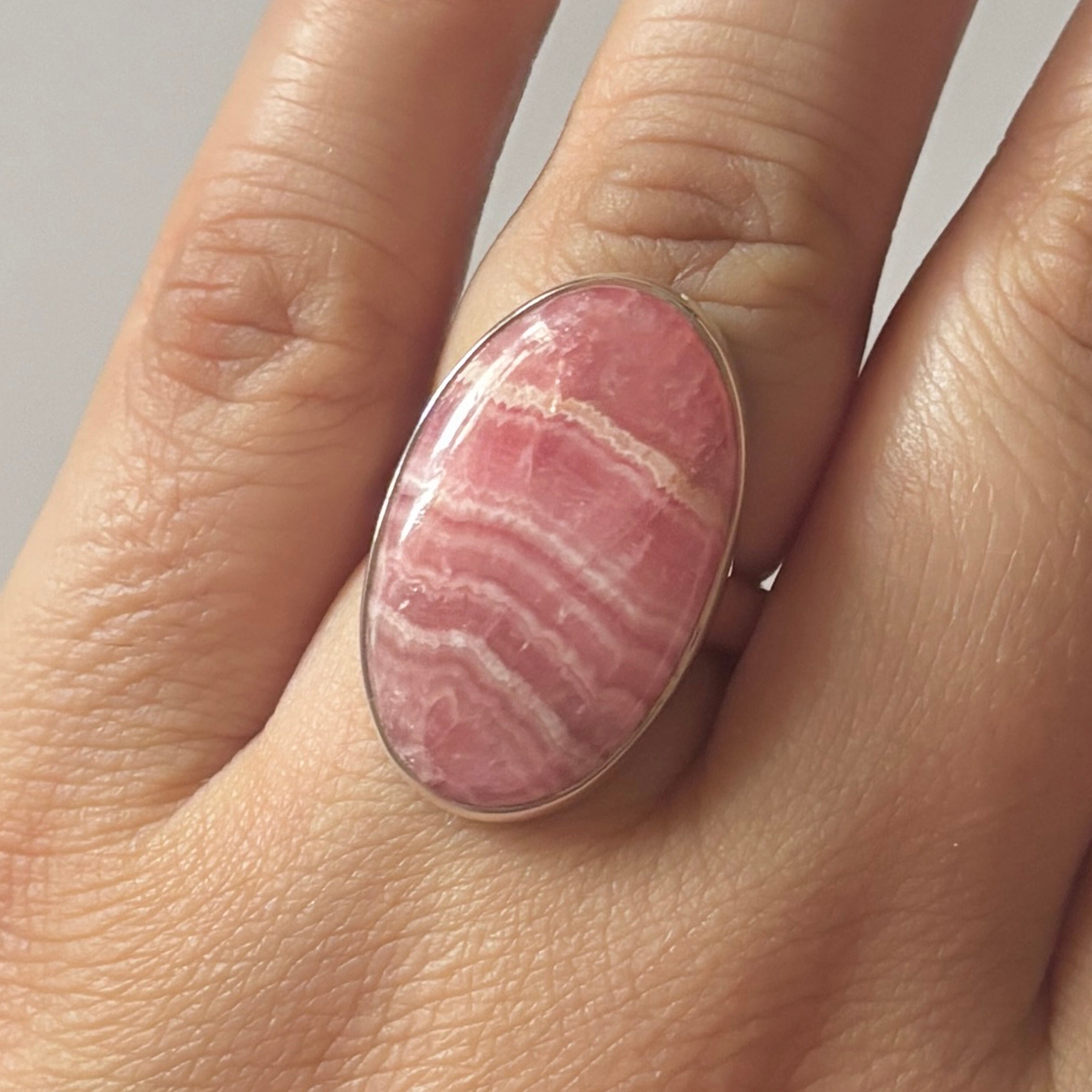 Rhodochrosite Ring-(RDC-2-30)