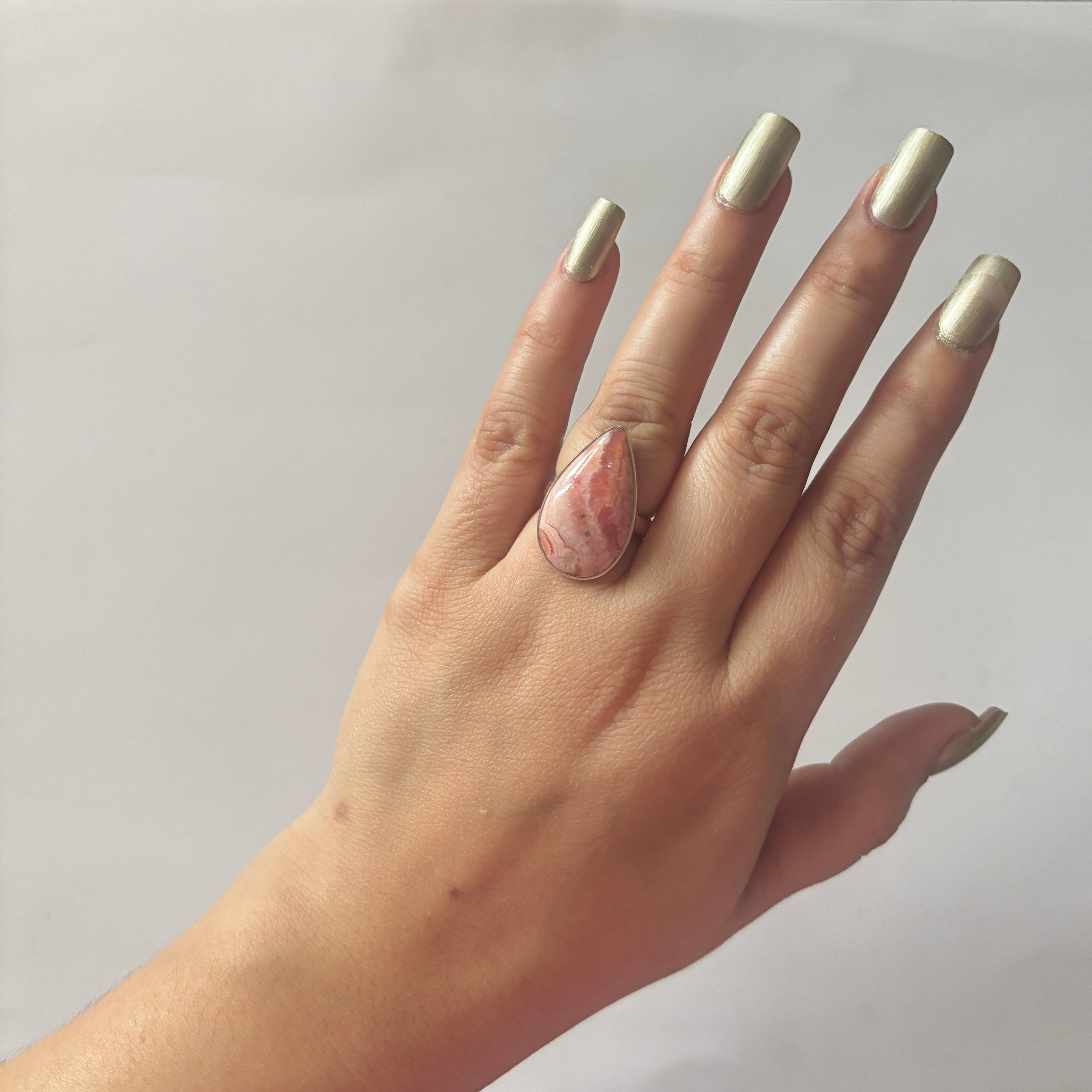Rhodochrosite Ring-(RDC-2-32)