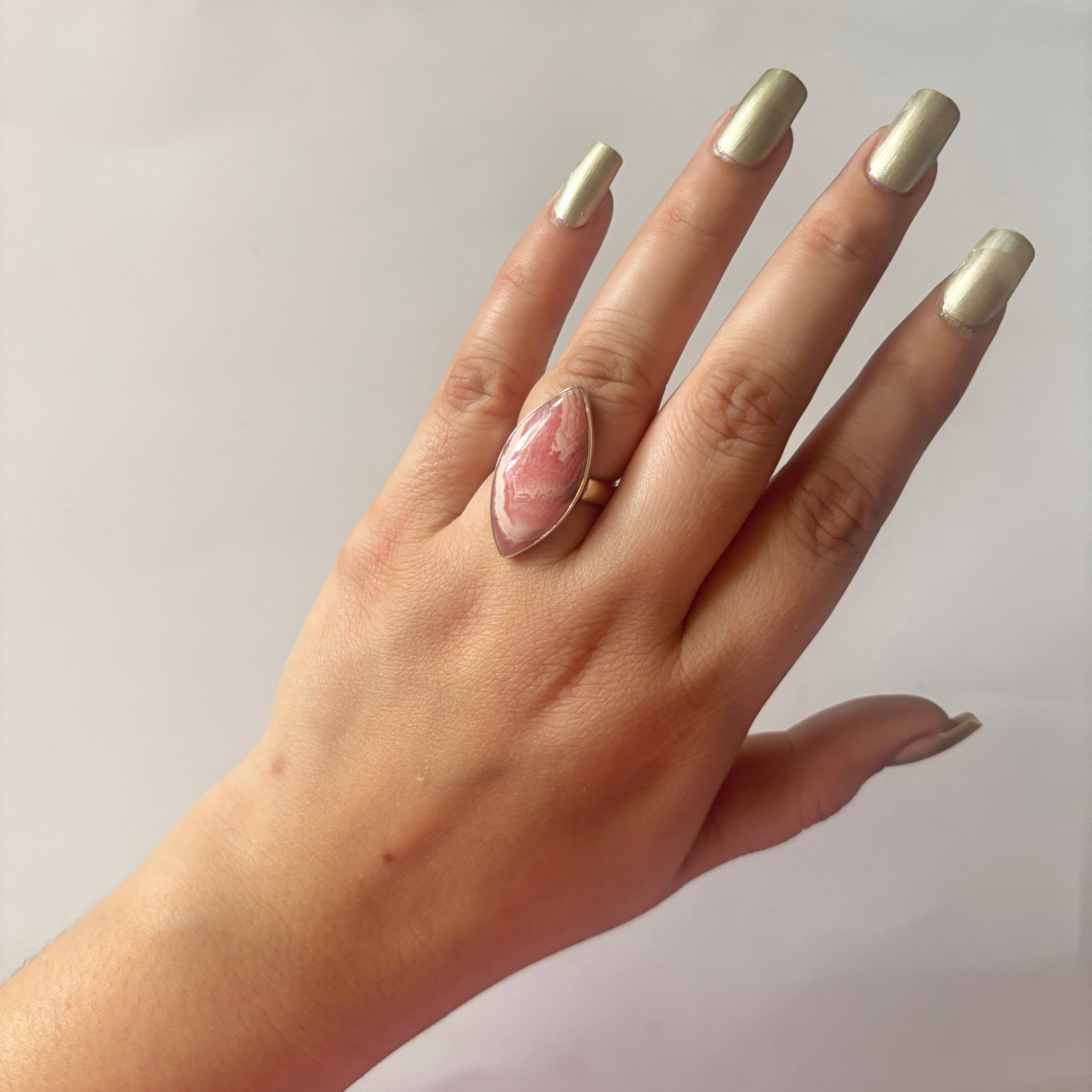 Rhodochrosite Ring-(RDC-2-35)