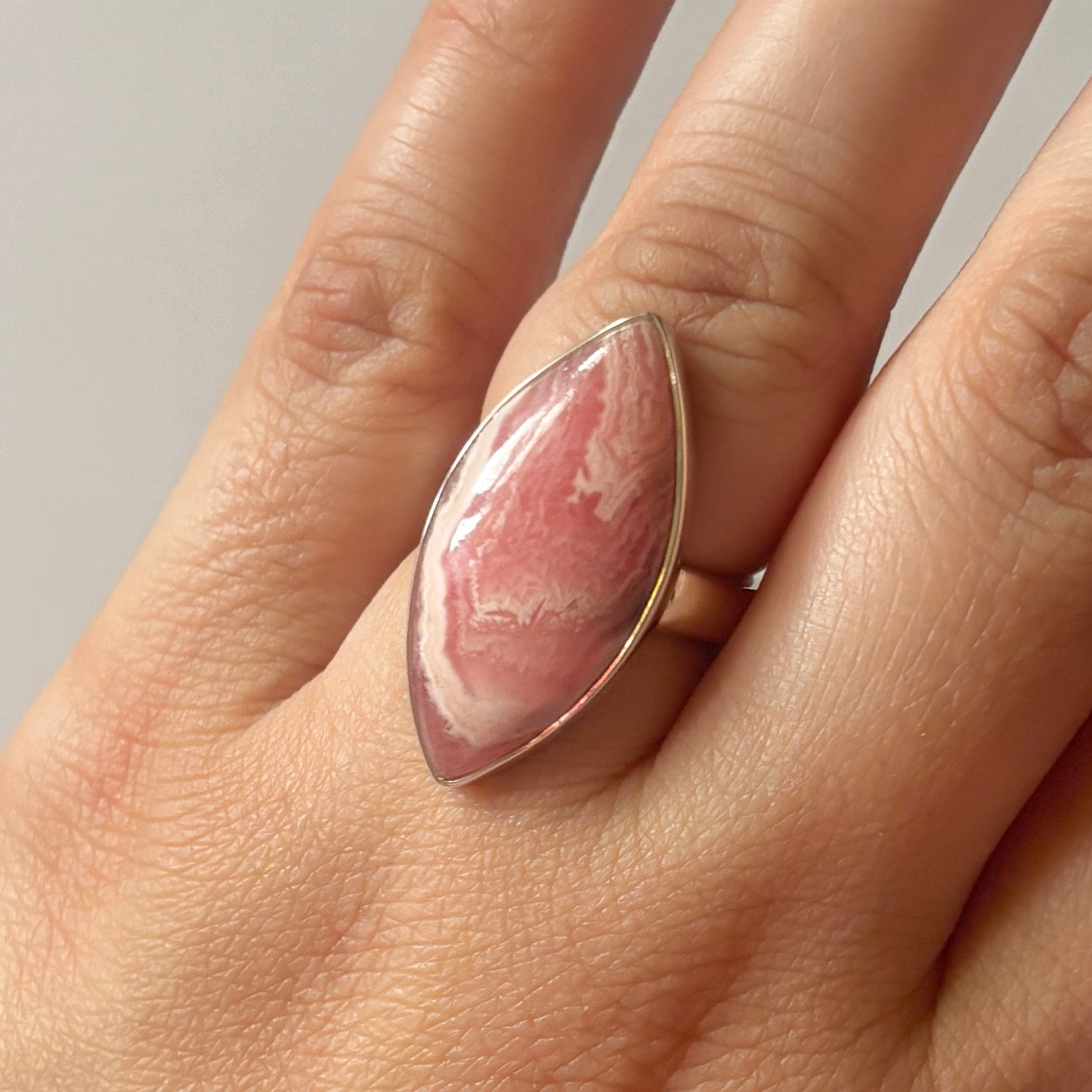 Rhodochrosite Ring-(RDC-2-35)